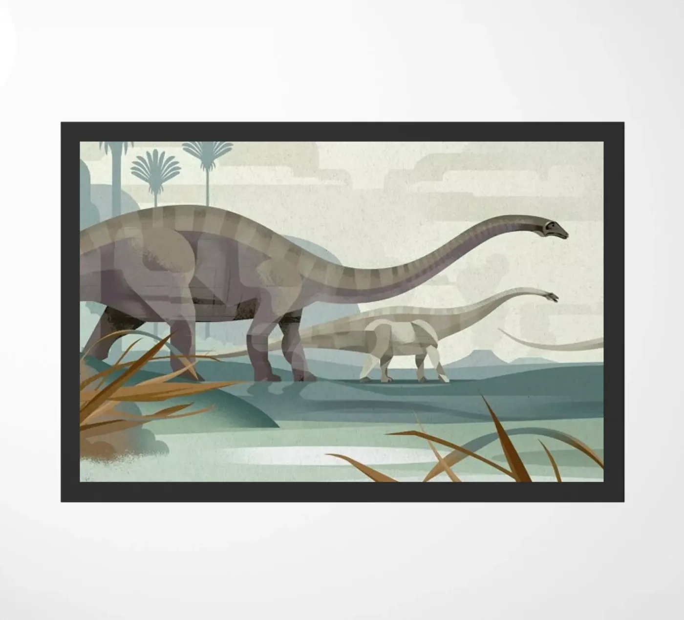 Diplodocus doormat by Dieter Braun