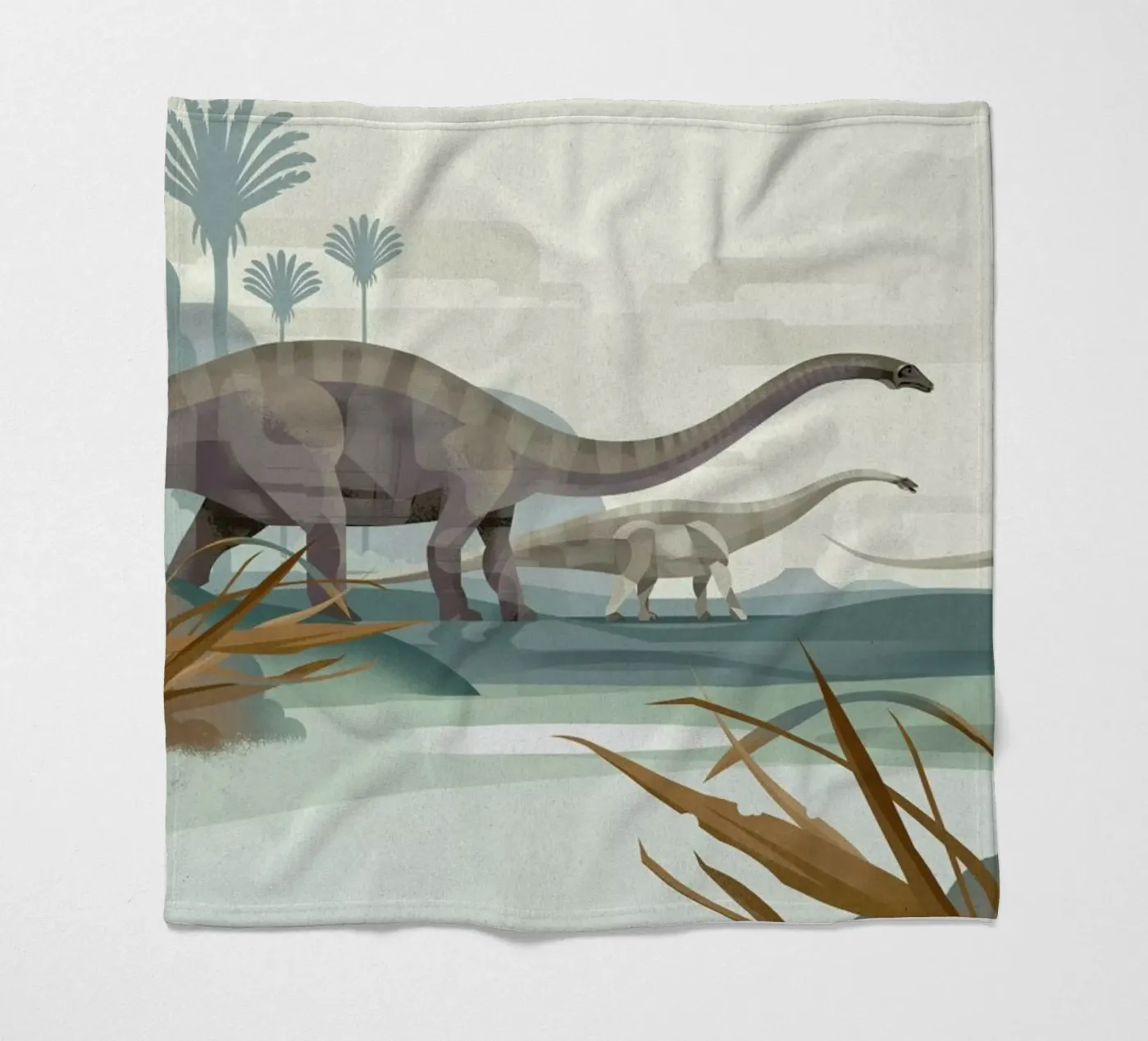 Diplodocus fleecedeken van Dieter Braun