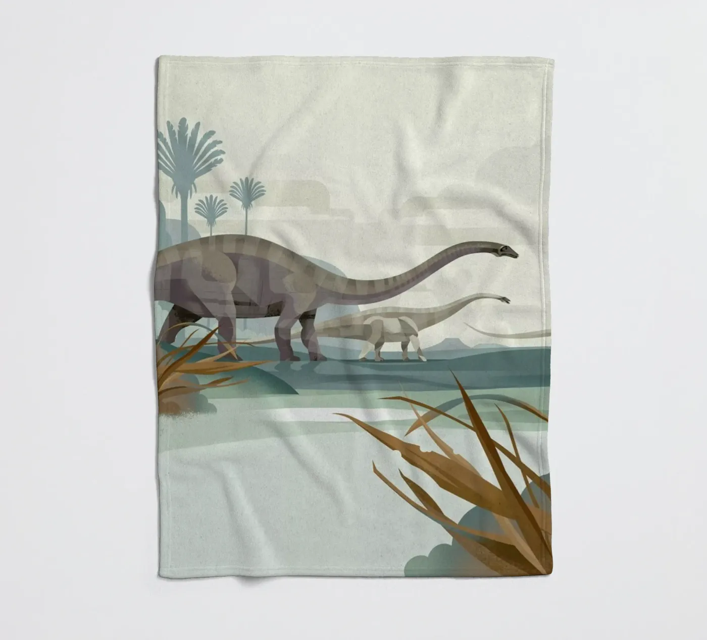 Diplodocus fleecedeken van Dieter Braun