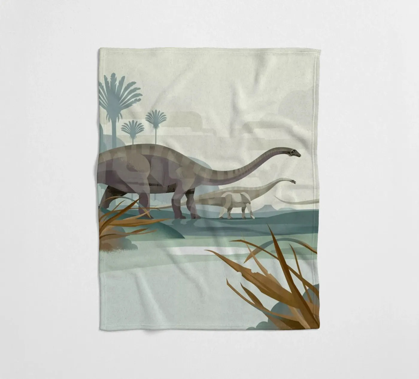 Diplodocus fleecedeken van Dieter Braun