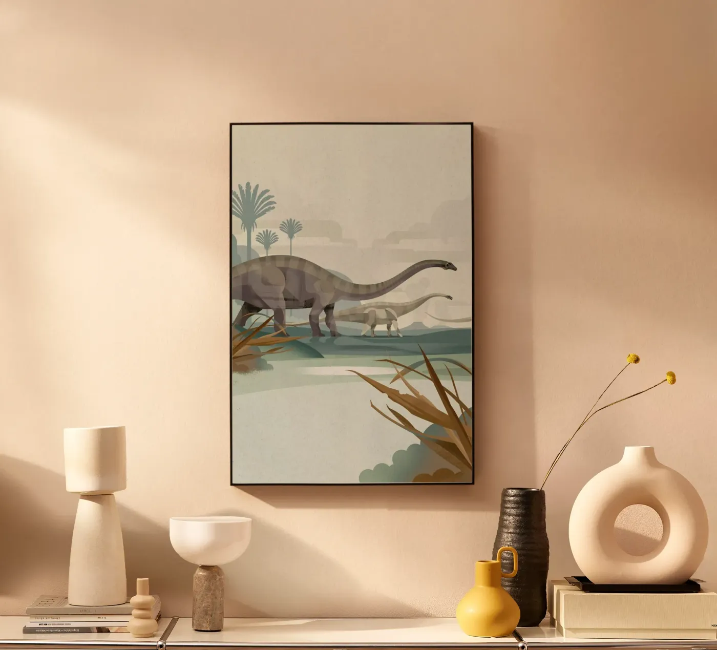 Diplodocus alluminio dibond da Dieter Braun