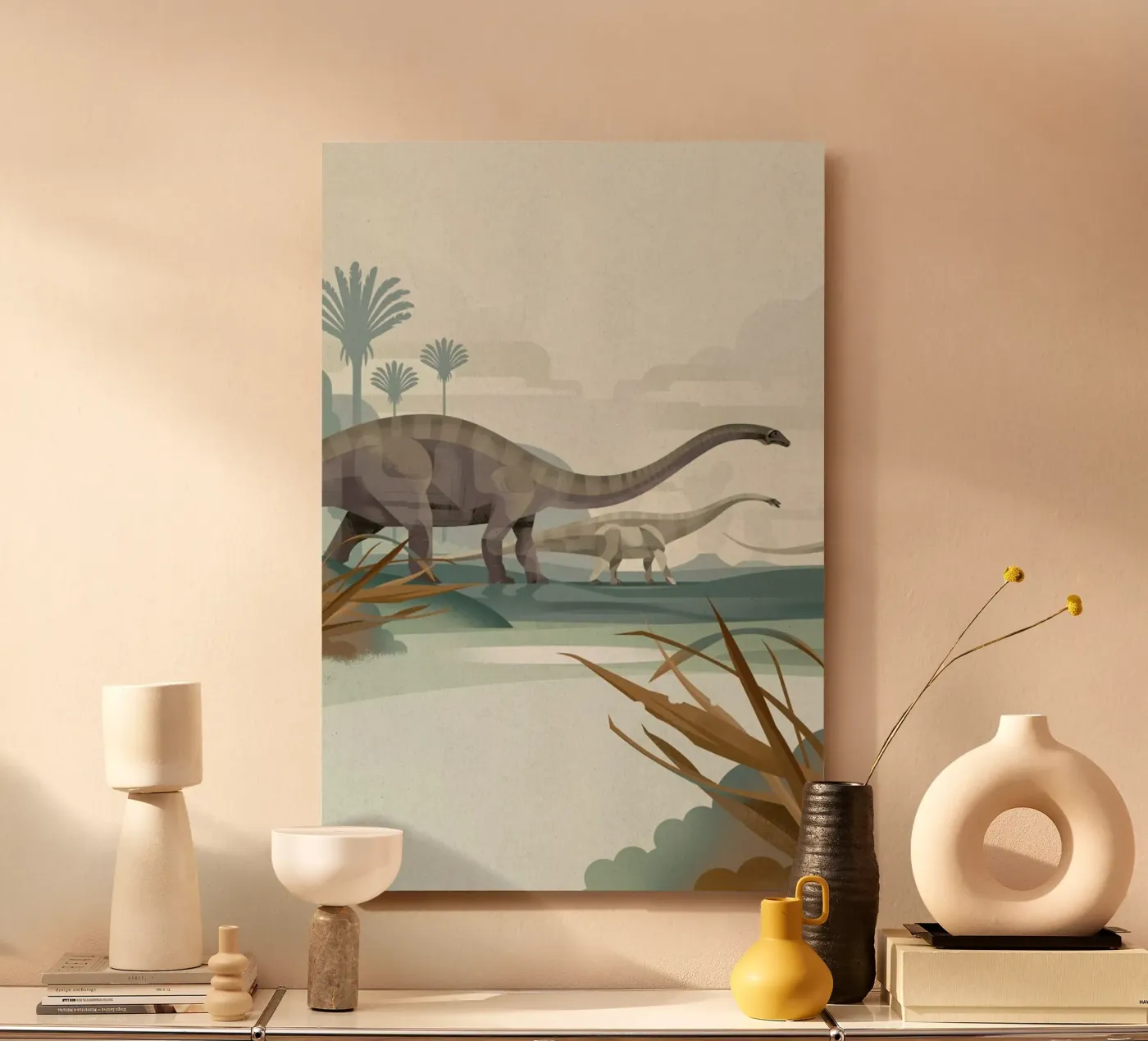 Diplodocus alluminio dibond da Dieter Braun