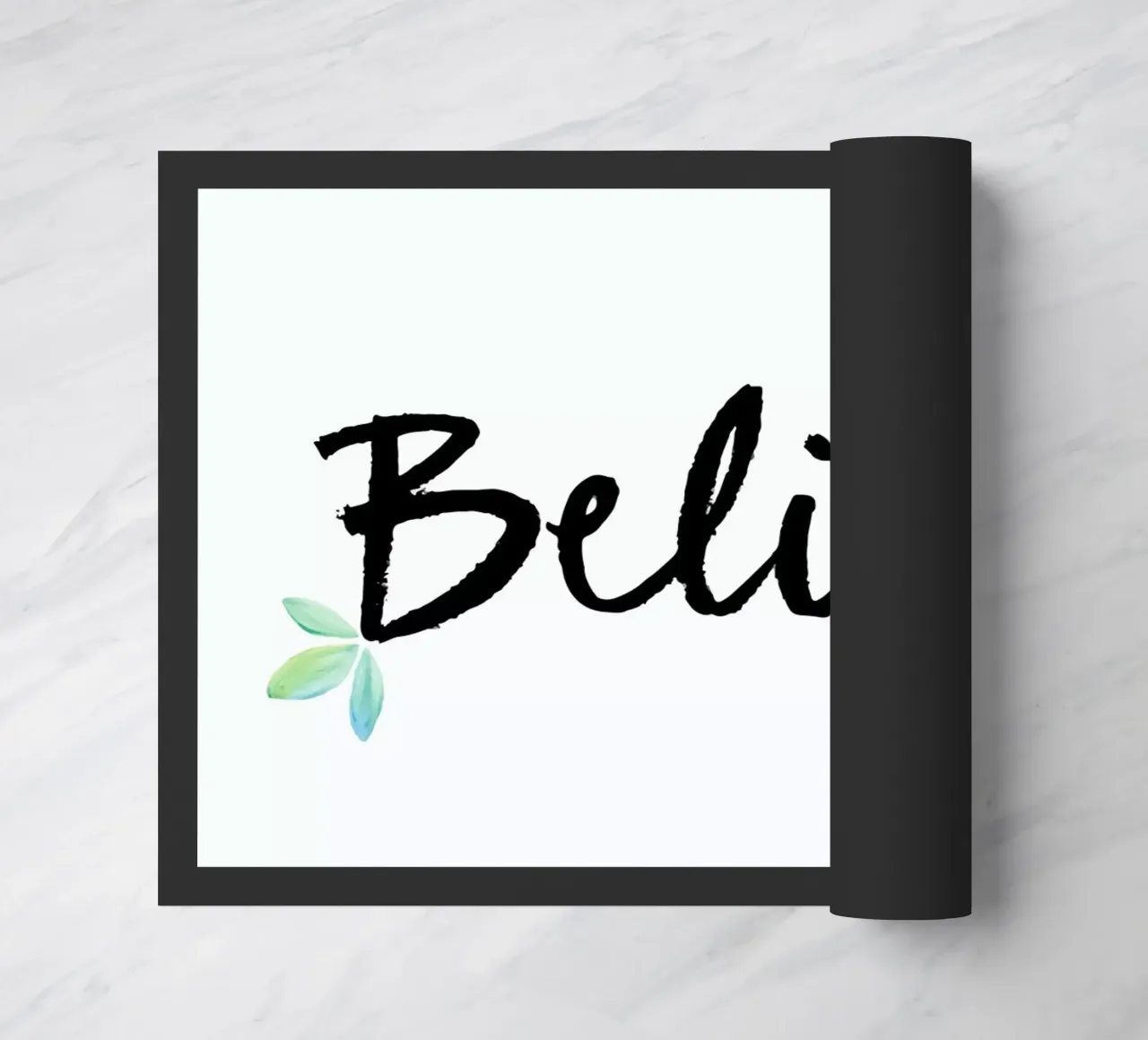 Believe doormat by Dead Language