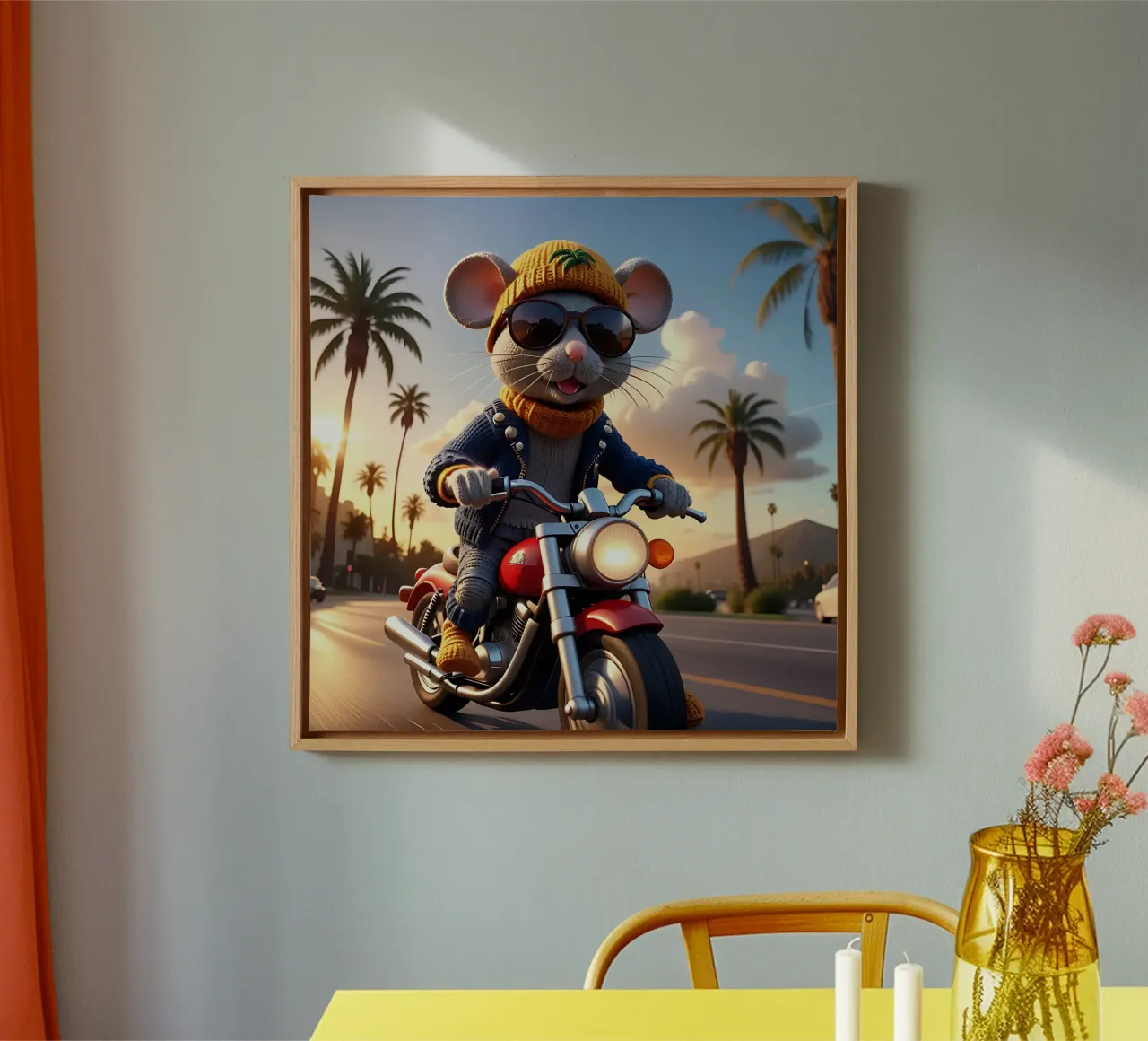 Mouse_style_A_1 canvas by Tierisch bunt by LK
