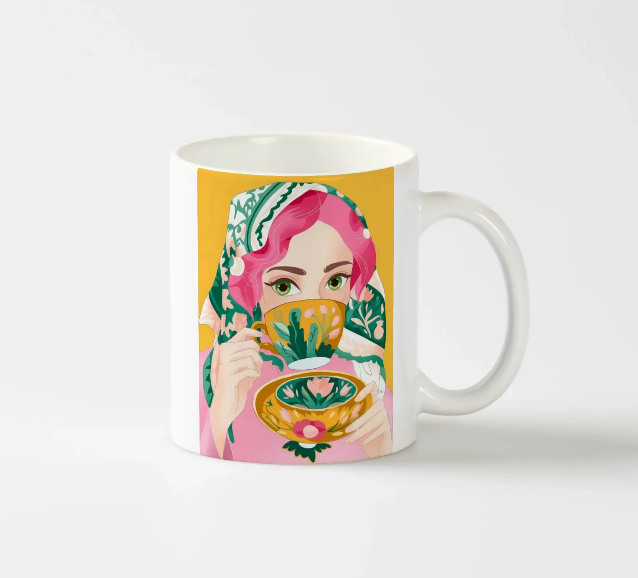 Kulturelles Tee-Ritual Keramik Tasse von Prism Palette