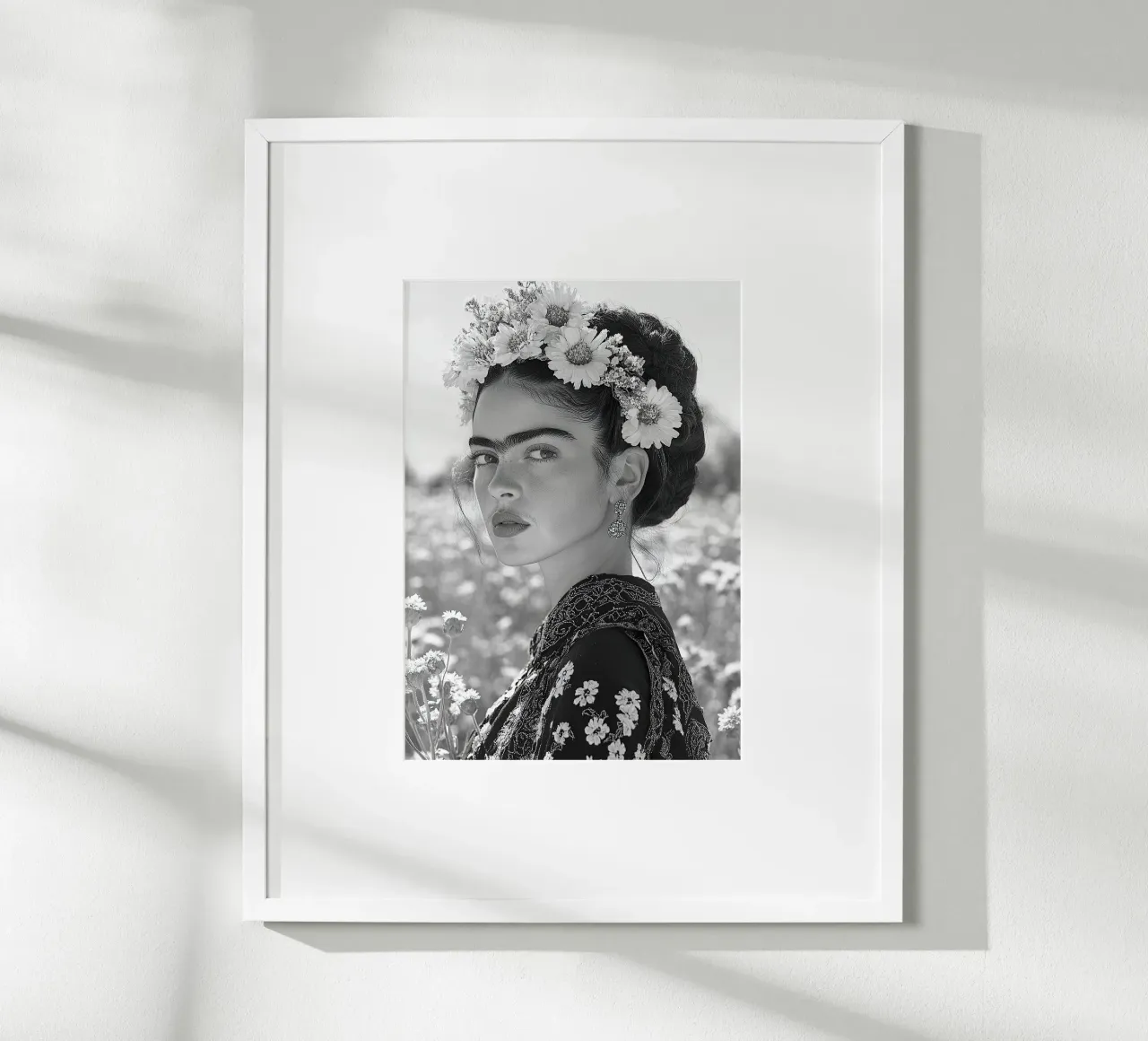 Frida Kahlo - L'anima in fiore poster da Fantasias Florales