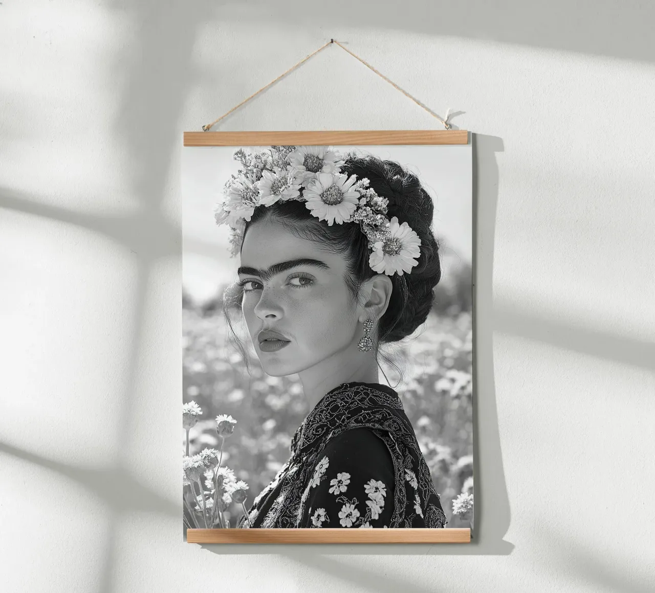 Frida Kahlo - L'anima in fiore poster da Fantasias Florales