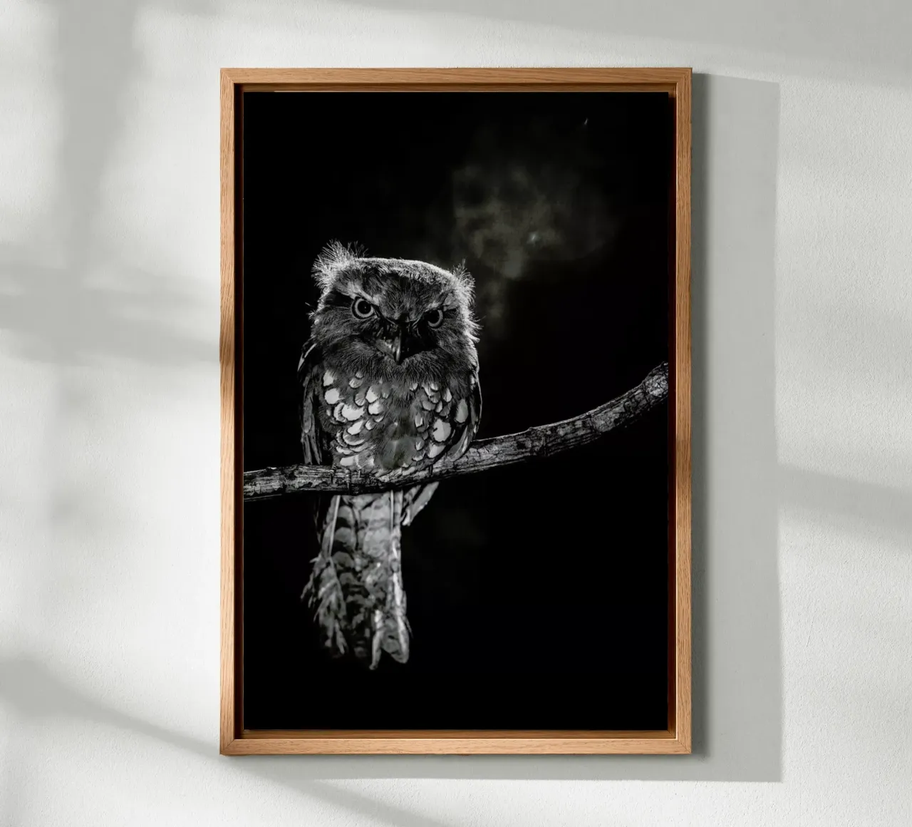 Alone In The Night - Wilianto canvas met Baklijst van Pictufy