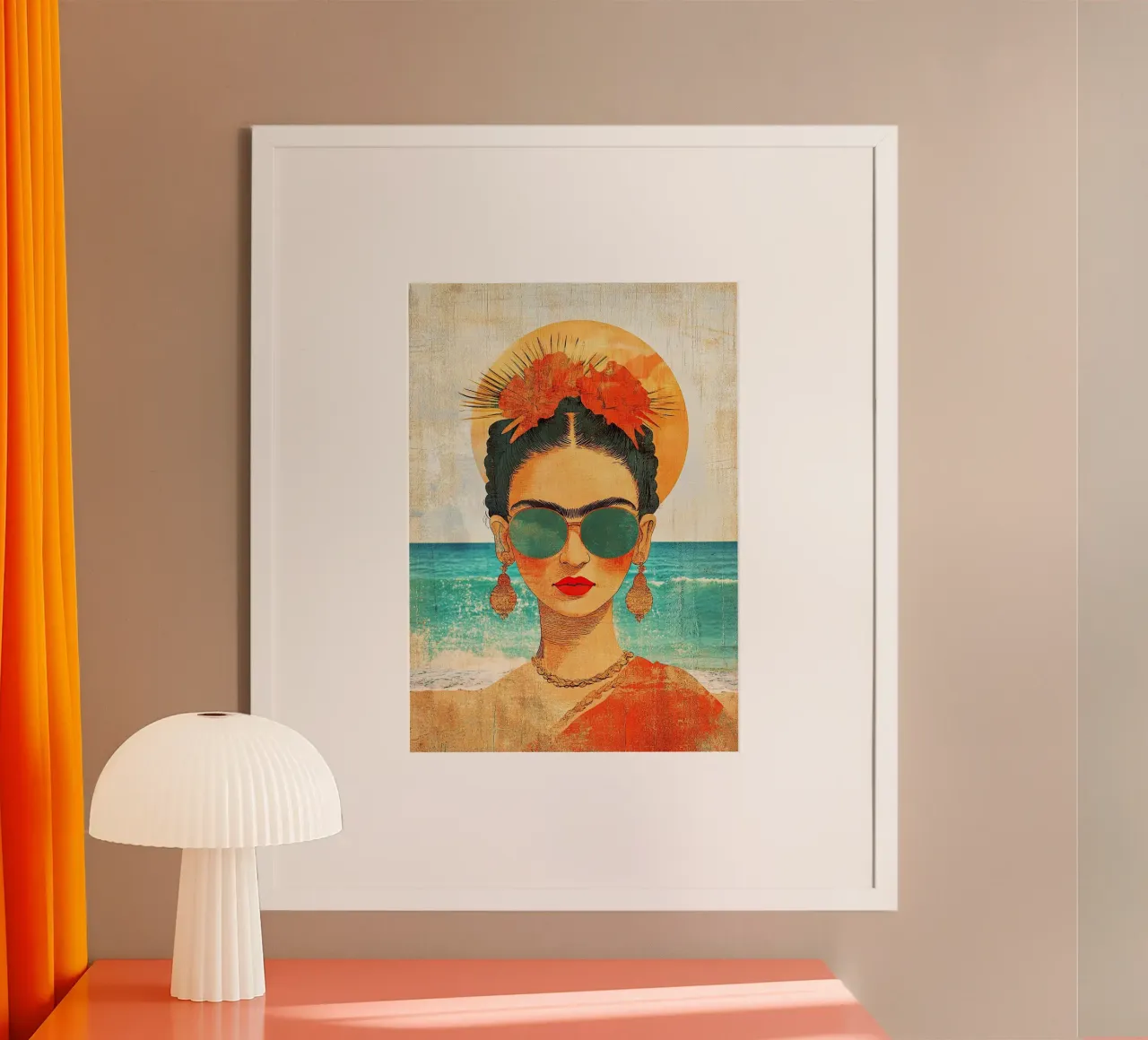 Frida Kahlo - Il viaggio verso l'amore per se stessi poster da Fantasias Florales