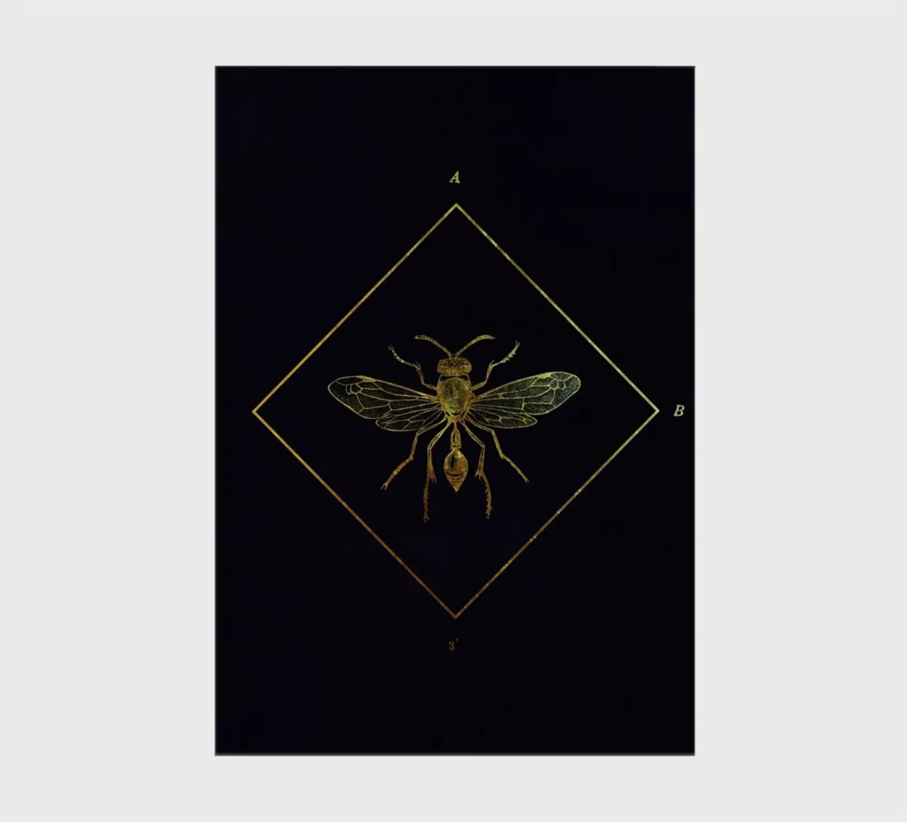 Golden Insect notebook by LeDieg