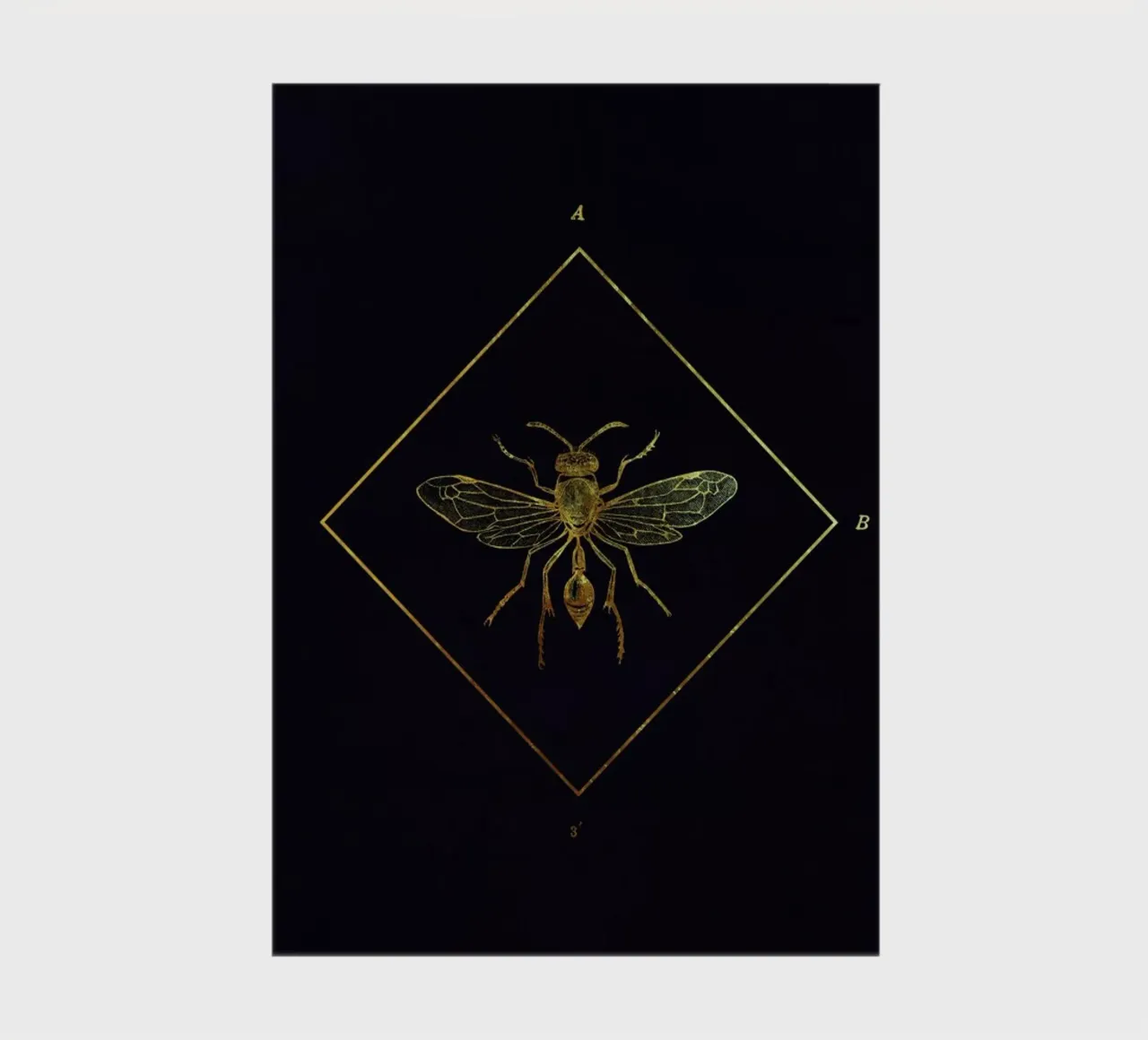 Golden Insect notebook by LeDieg