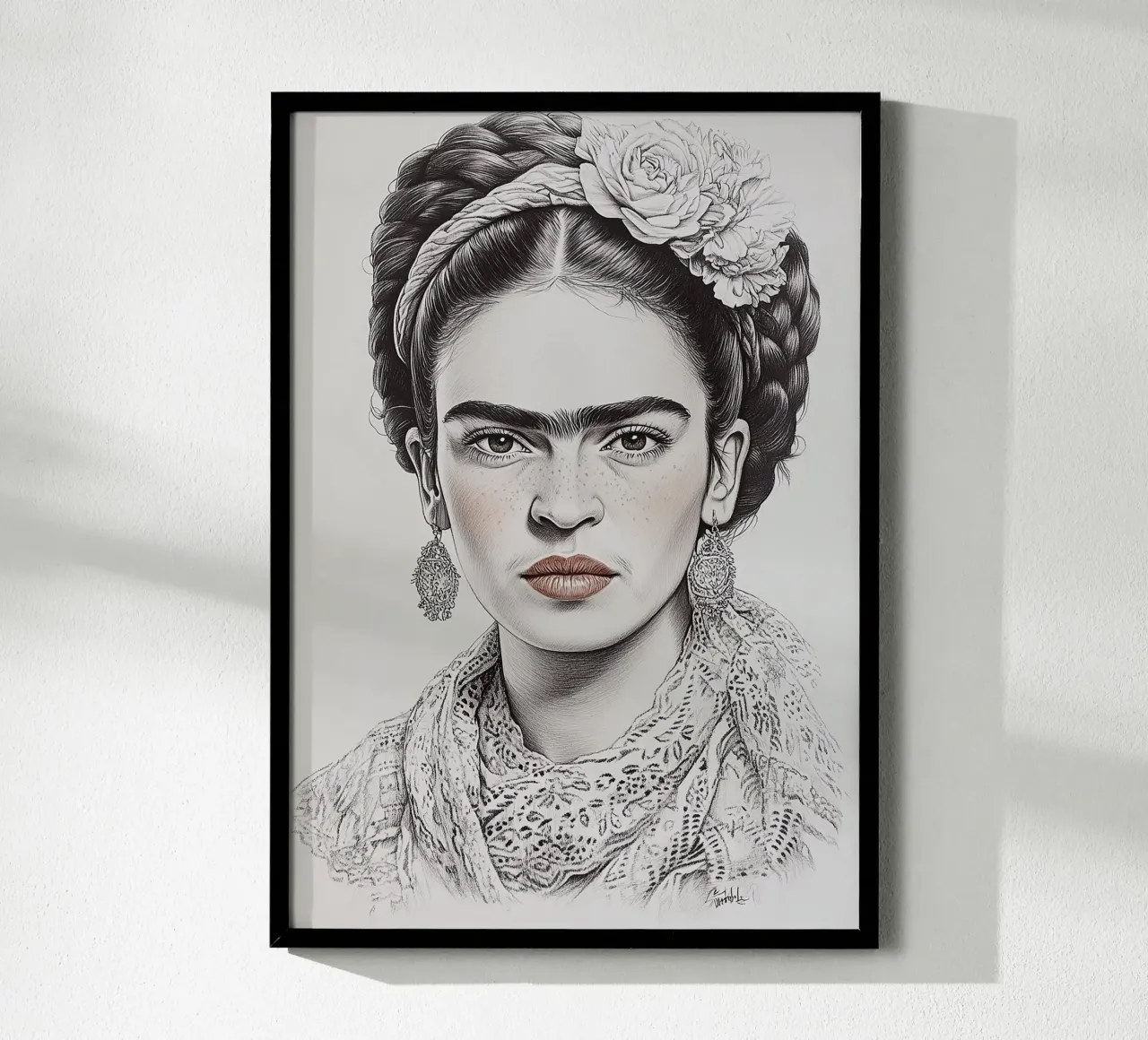 Frida Kahlo - La saggezza del cuore poster da Fantasias Florales