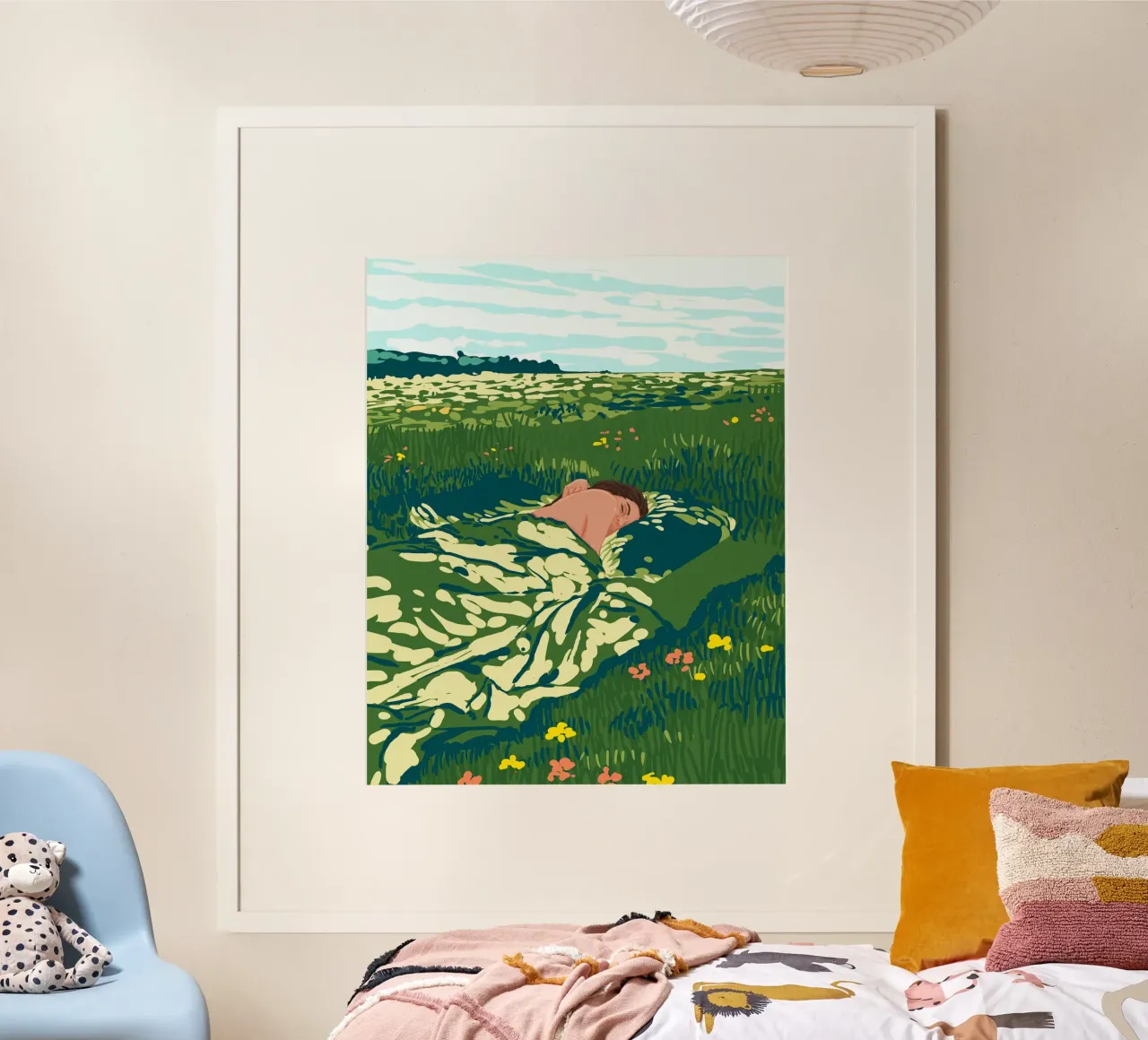 Come fare un pisolino Natura Paesaggio Evasione Pace Calma poster da 83oranges
