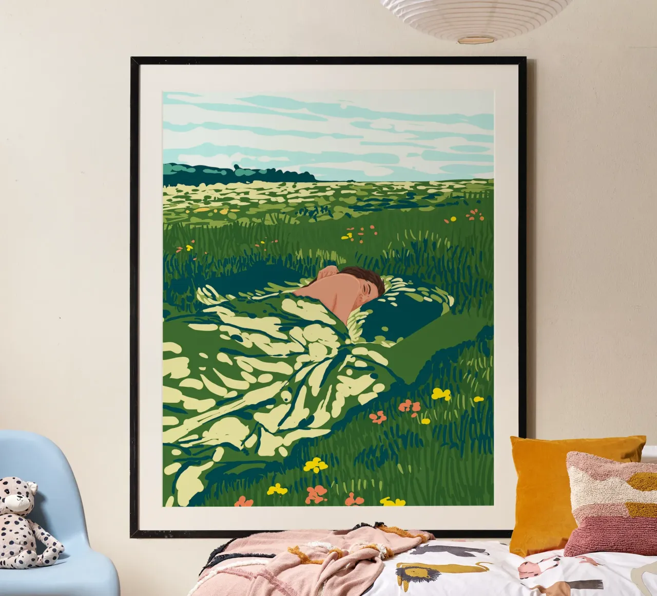 Come fare un pisolino Natura Paesaggio Evasione Pace Calma poster da 83oranges