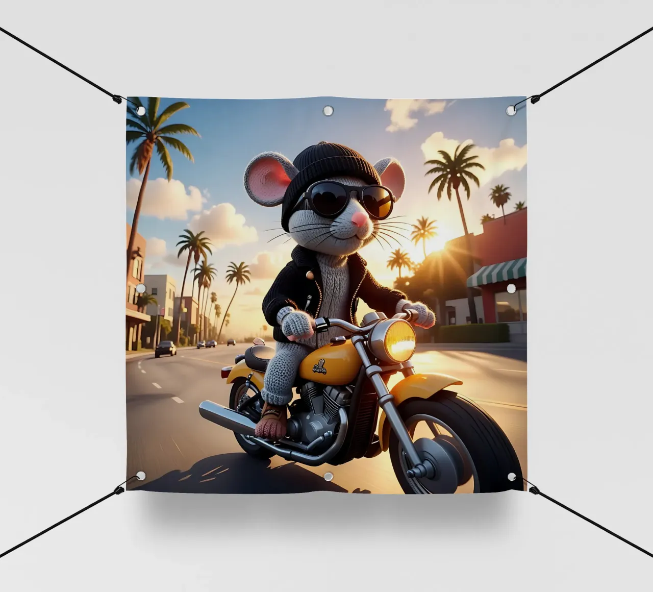 Stile_mouse_A_3 telo in pvc da Tierisch bunt by LK