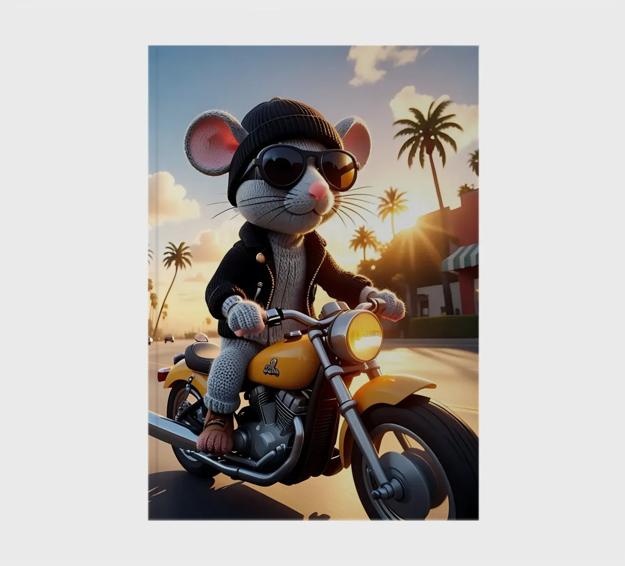 Mouse_style_A_3 notebook by Tierisch bunt by LK