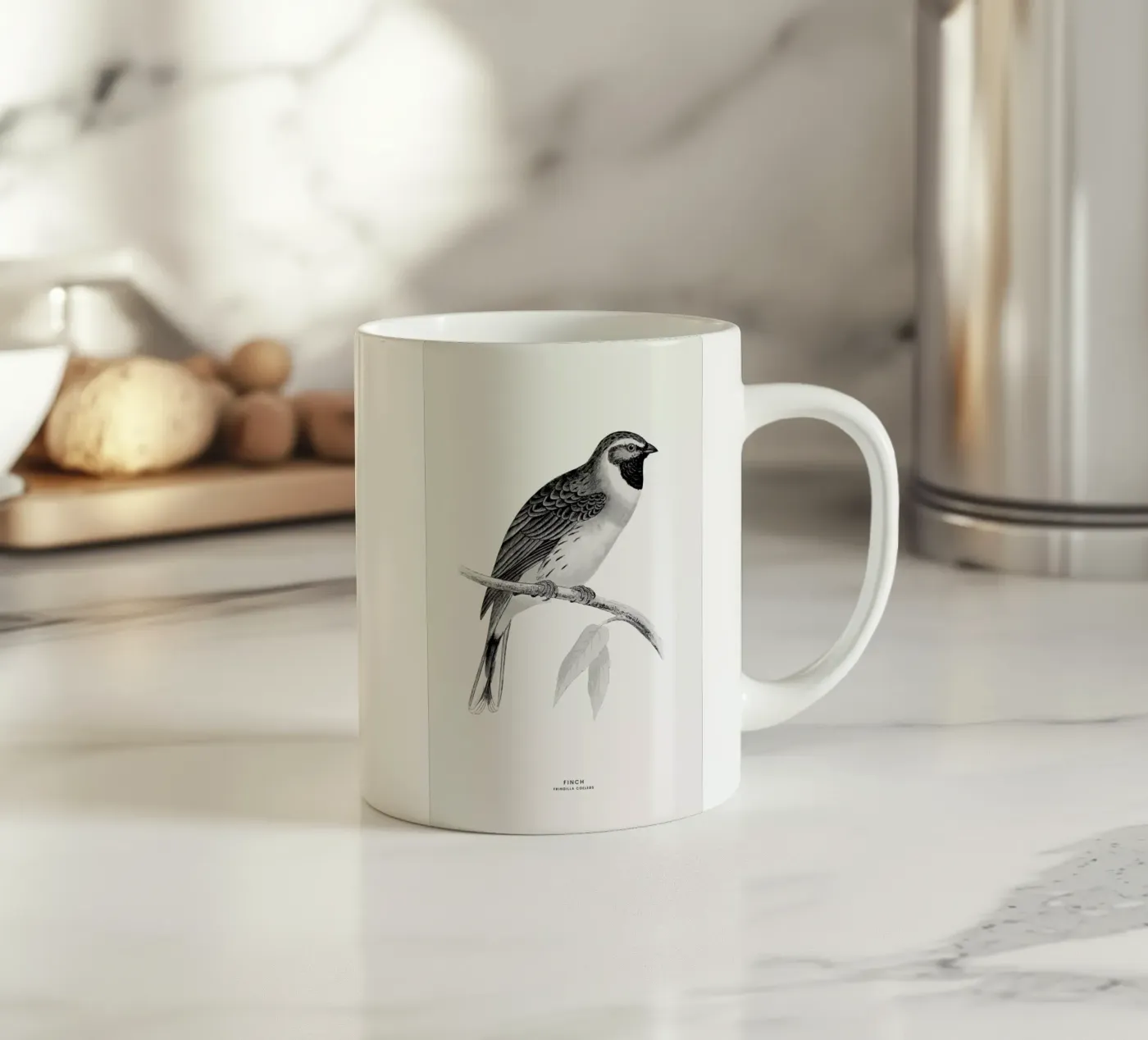 Finch ceramic mug by Flora & Fauna