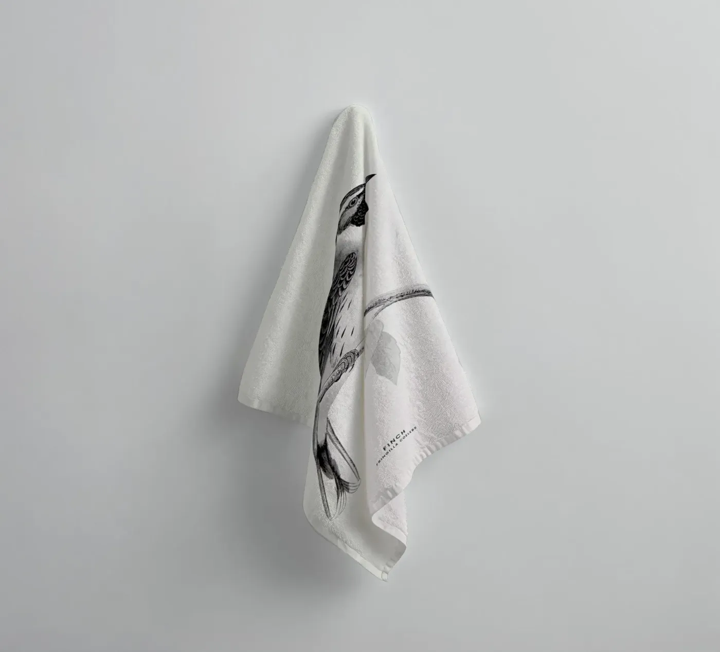 Finch towel by Flora & Fauna