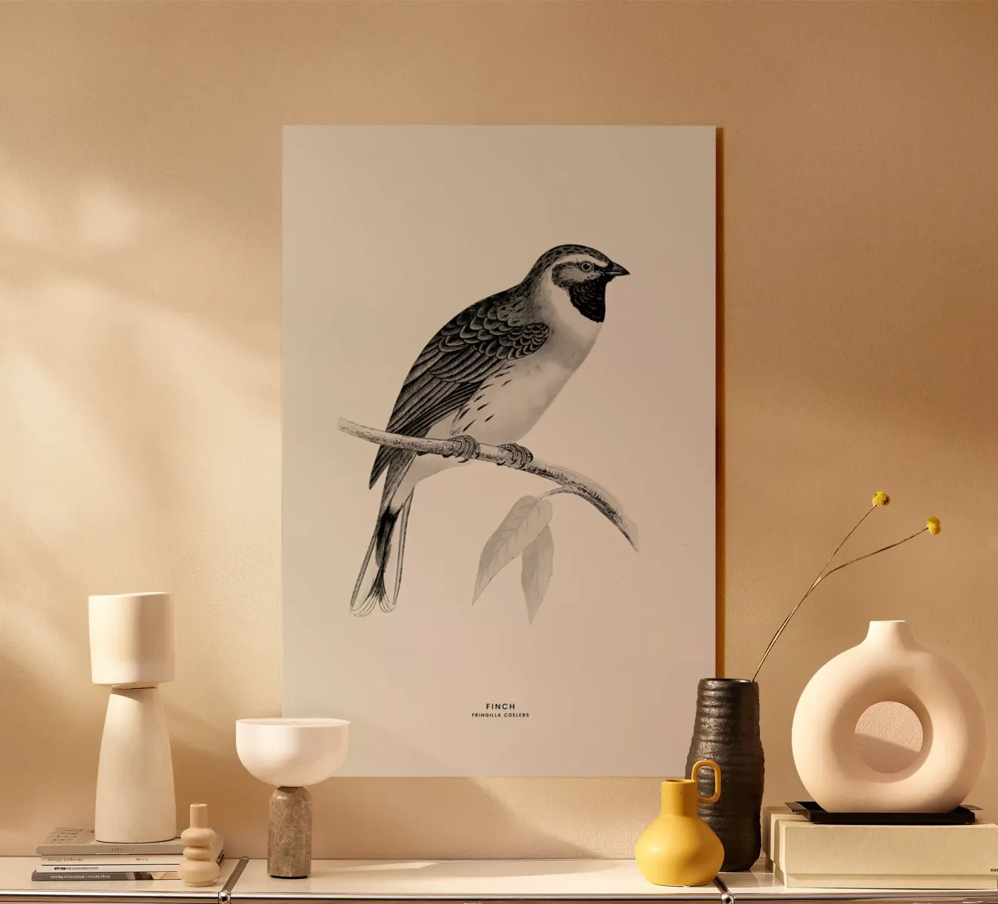 Finch acryl van Flora & Fauna