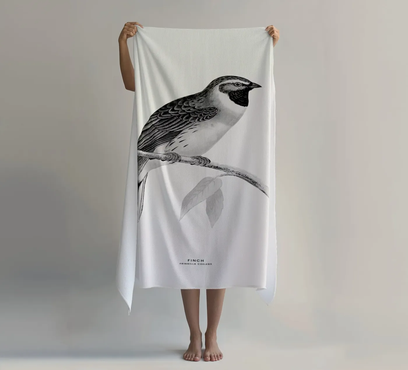 Finch strandhanddoek van Flora & Fauna