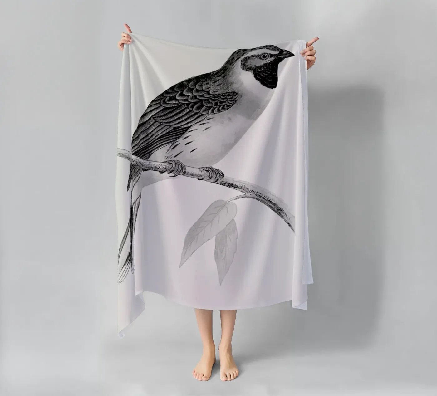 Finch strandhanddoek van Flora & Fauna