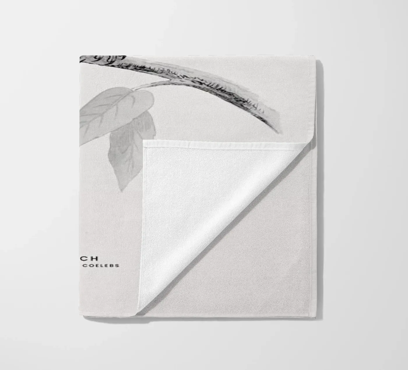 Finch beach towel by Flora & Fauna