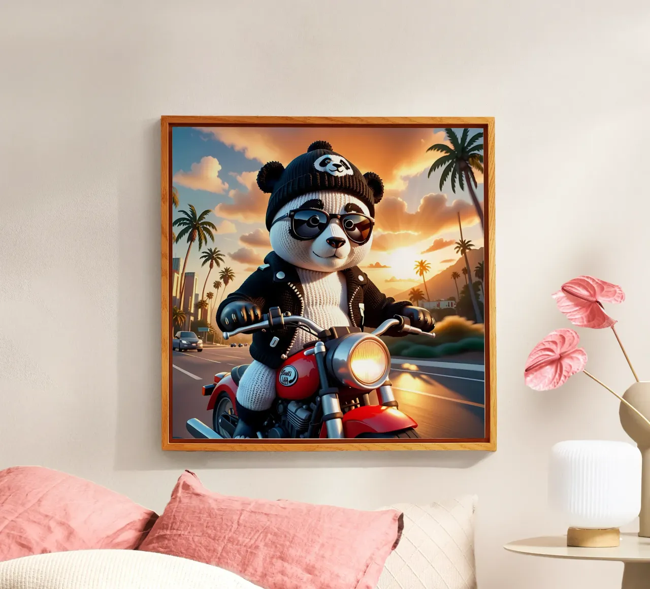 Panda_style_A_1 plexiglass da Tierisch bunt by LK