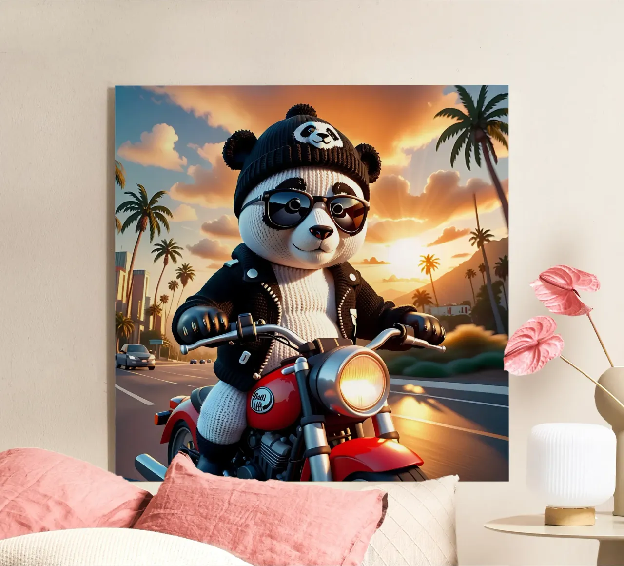 Panda_style_A_1 plexiglass da Tierisch bunt by LK