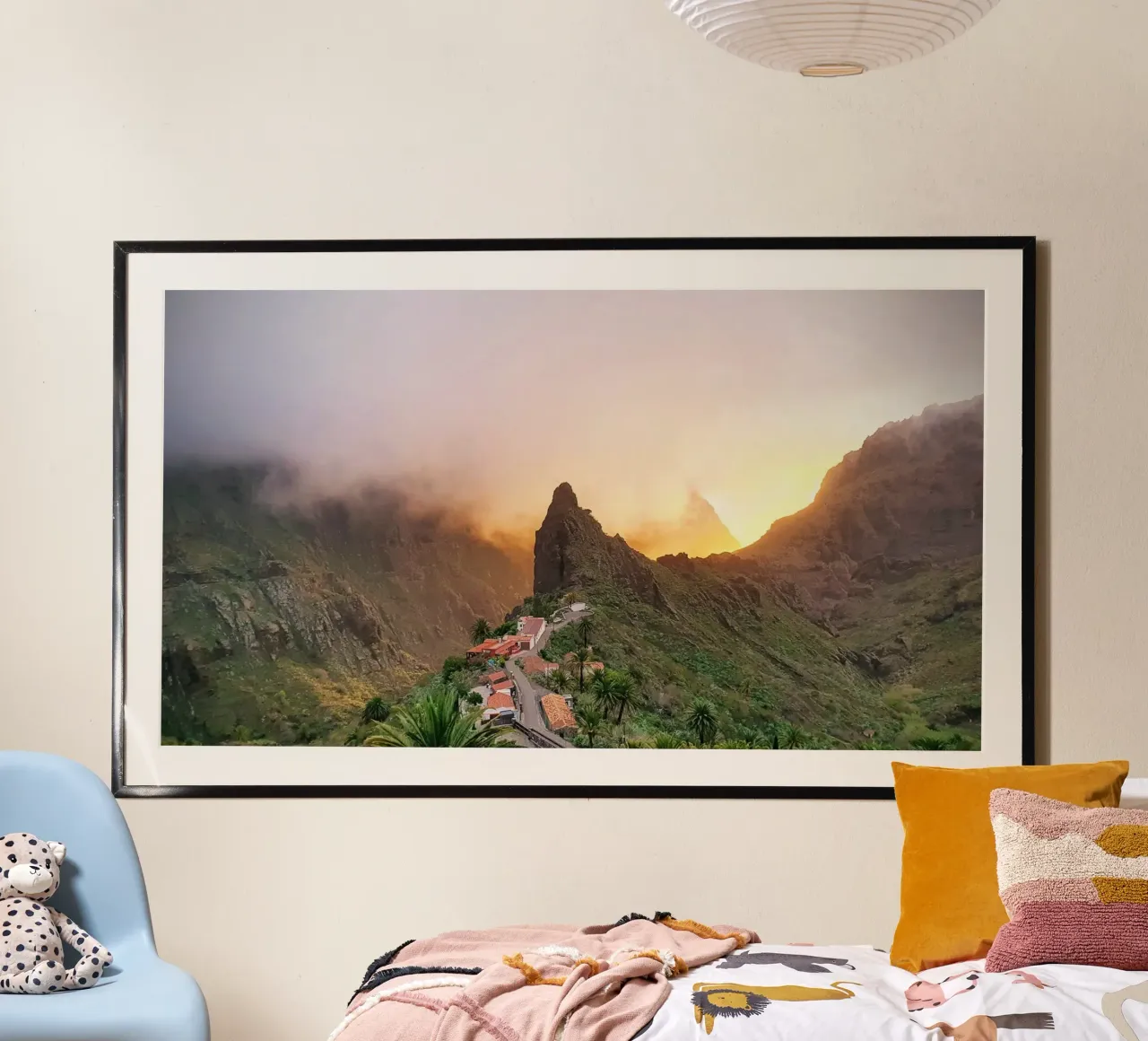Feuer über Teneriffa hahnemühle by sini-bini