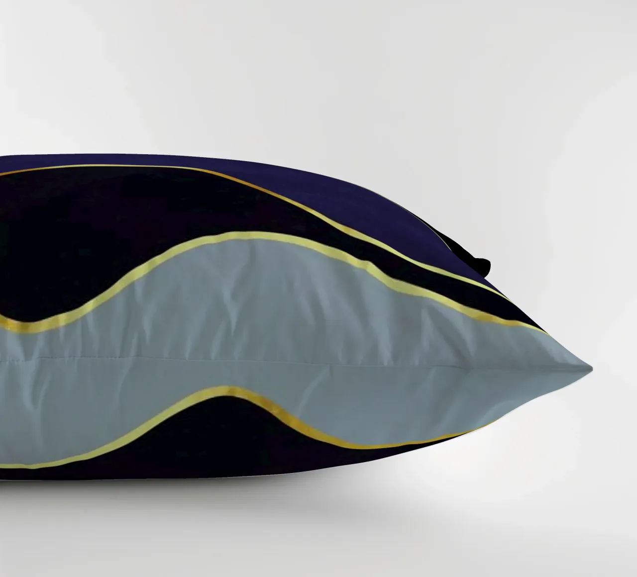 Gold Waves decorative cushion by Pure