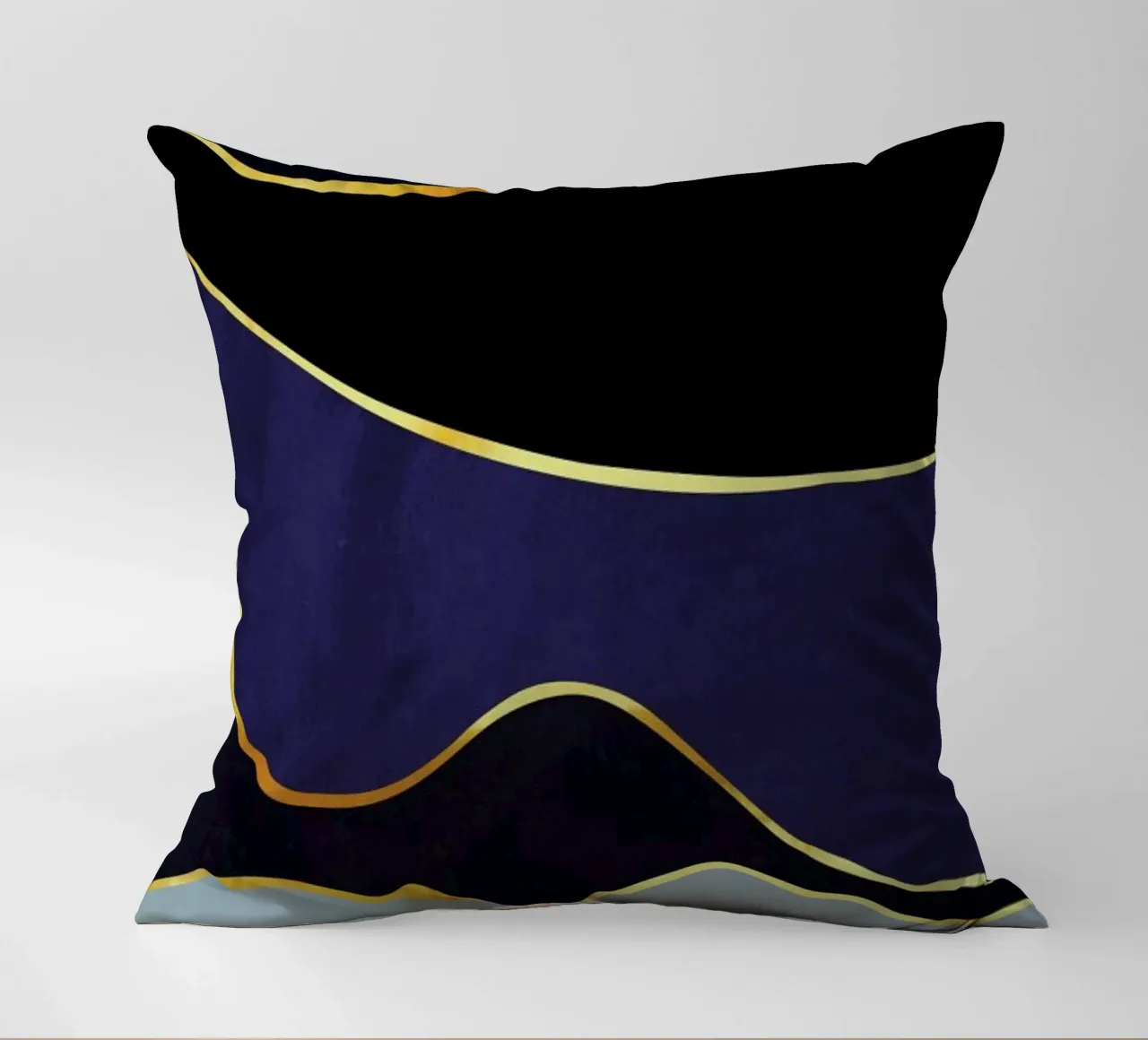 Gold Waves decorative cushion by Pure