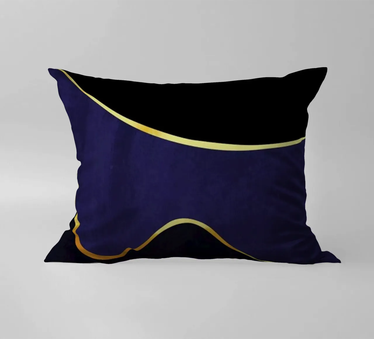 Gold Waves decorative cushion by Pure