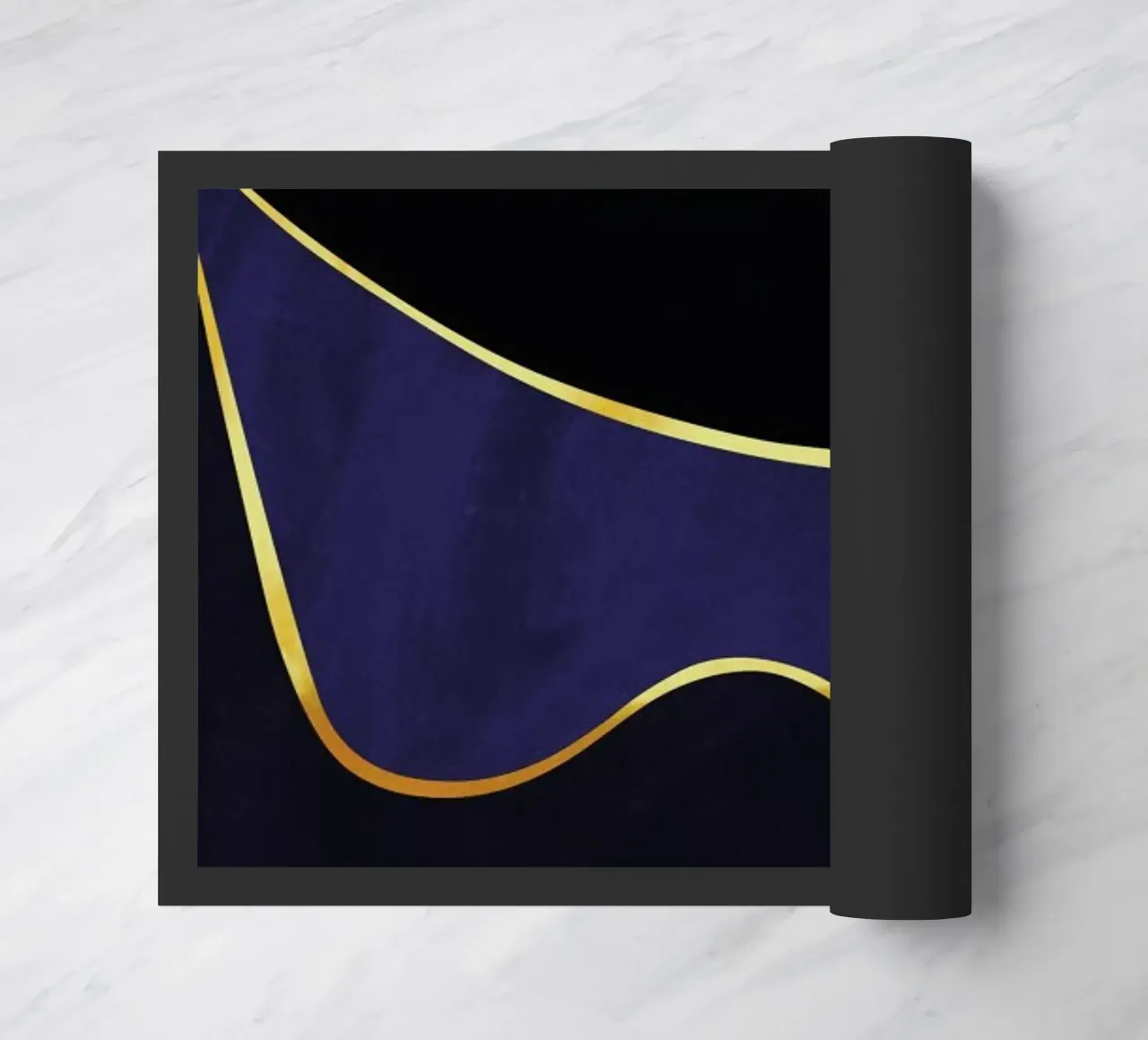 Gold Waves doormat by Pure