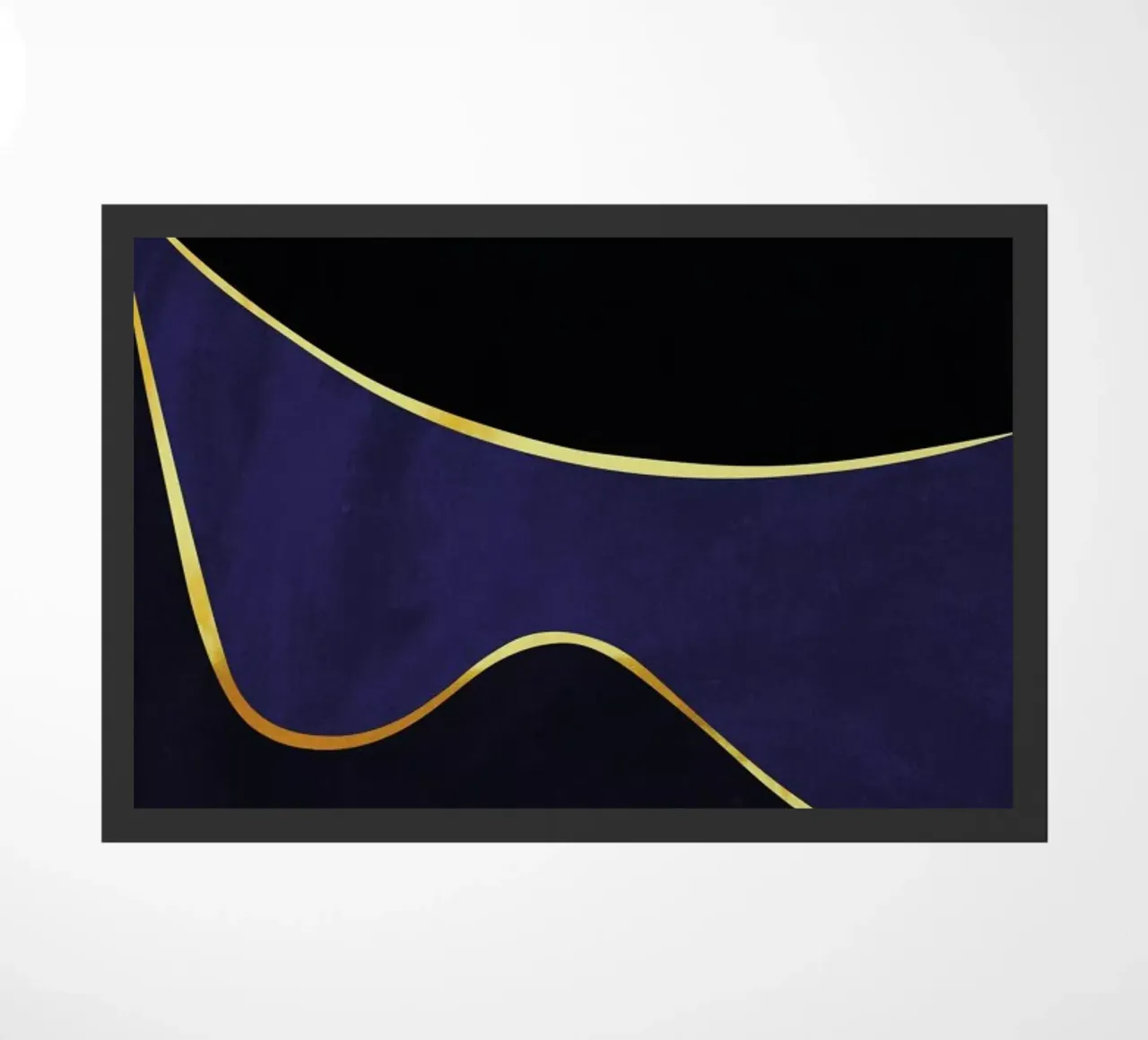 Gold Waves doormat by Pure