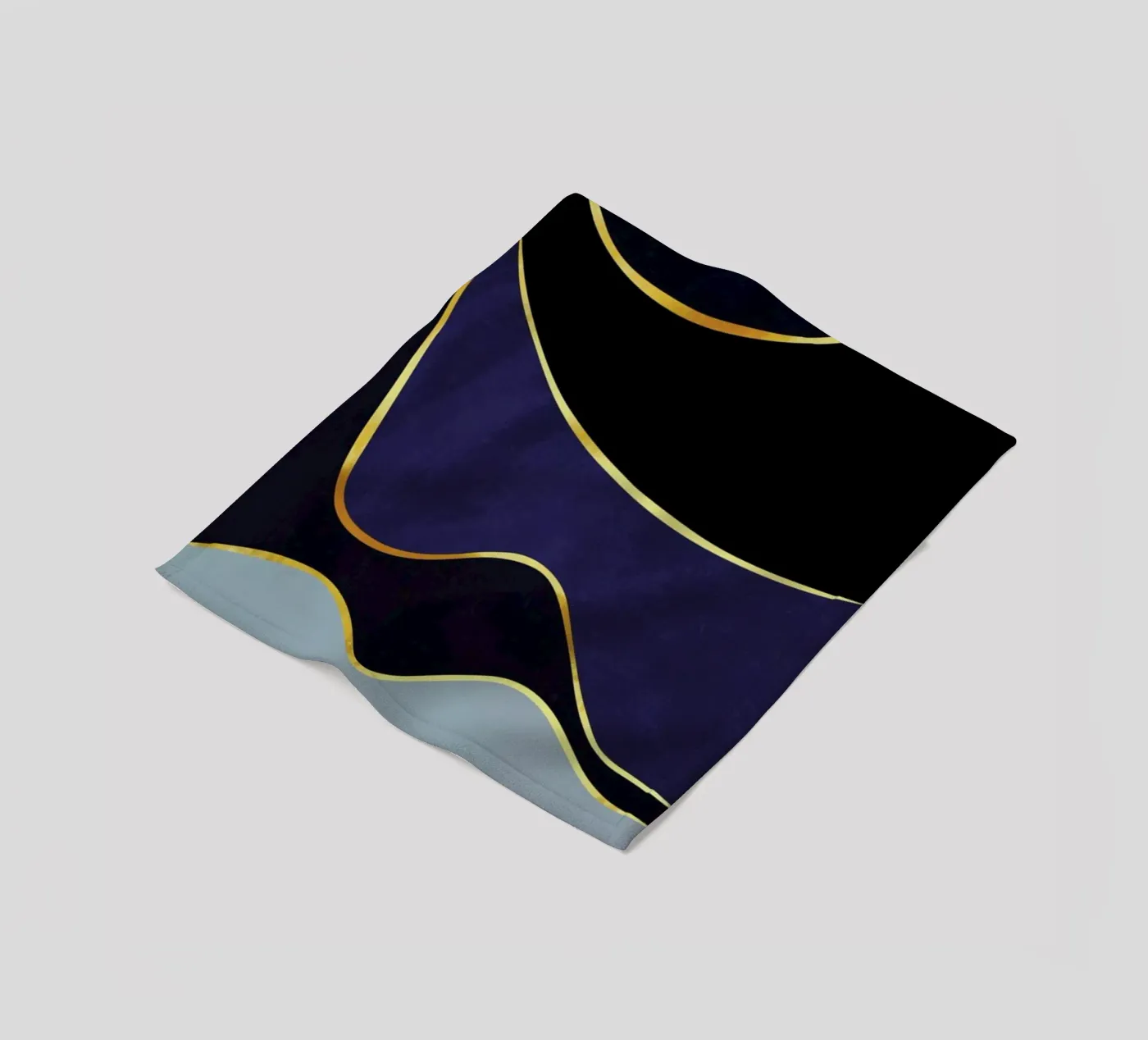Gold Waves Fleecedecke von Pure