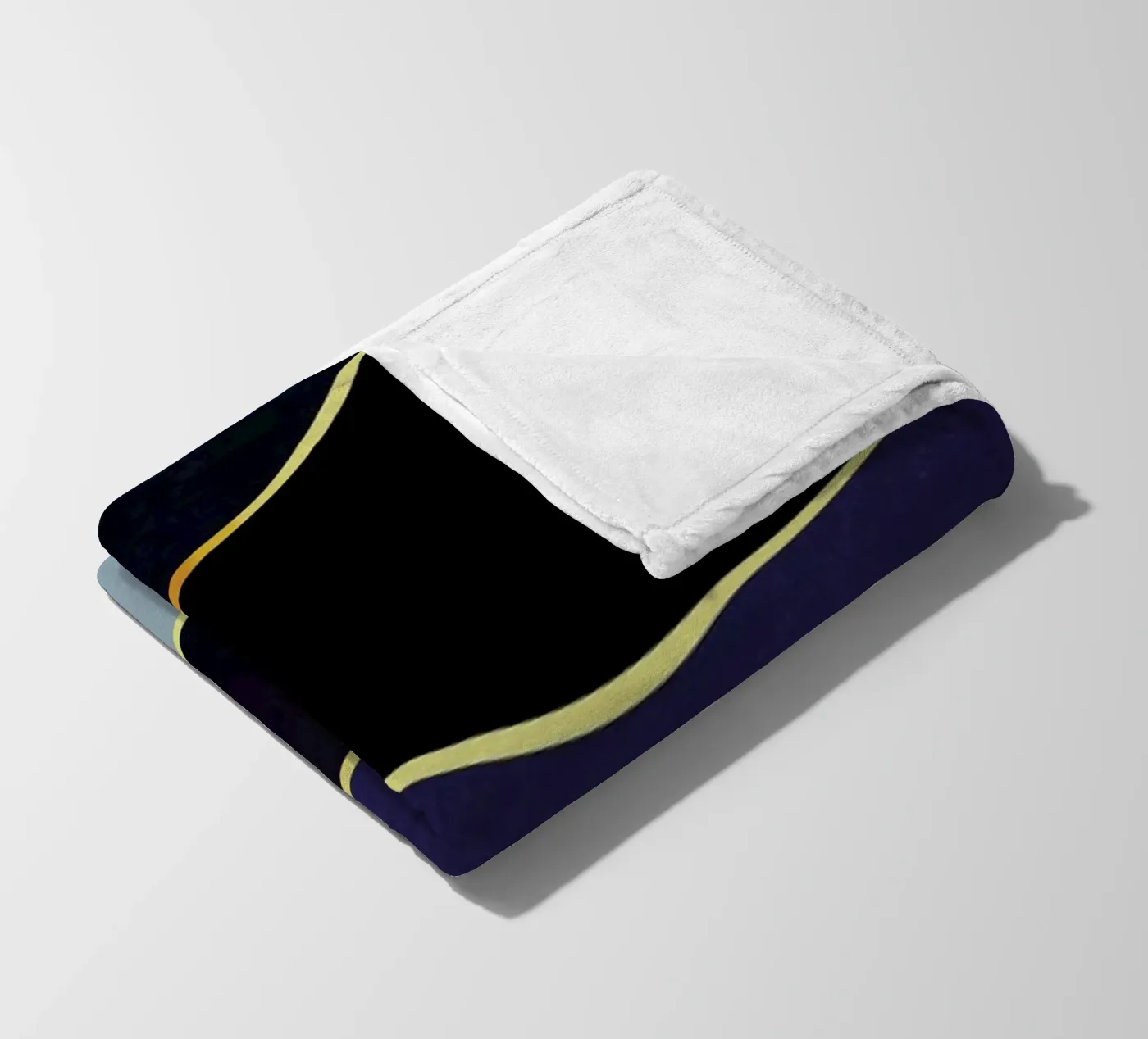 Gold Waves Fleecedecke von Pure