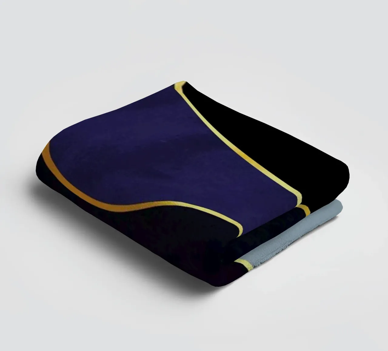 Gold Waves towel by Pure