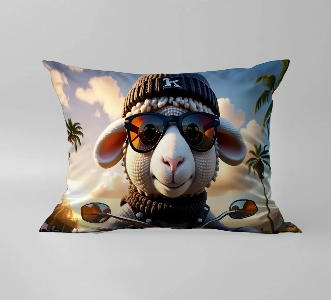 Pecora_Stile_A_1 cuscino da Tierisch bunt by LK