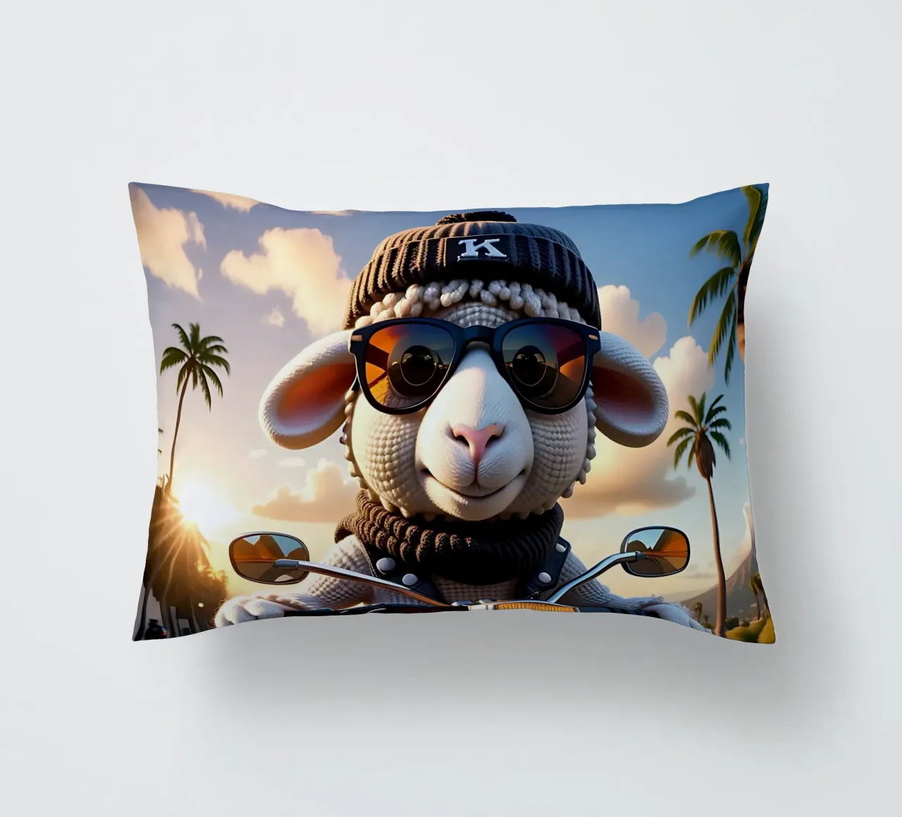 Pecora_Stile_A_1 cuscino da Tierisch bunt by LK