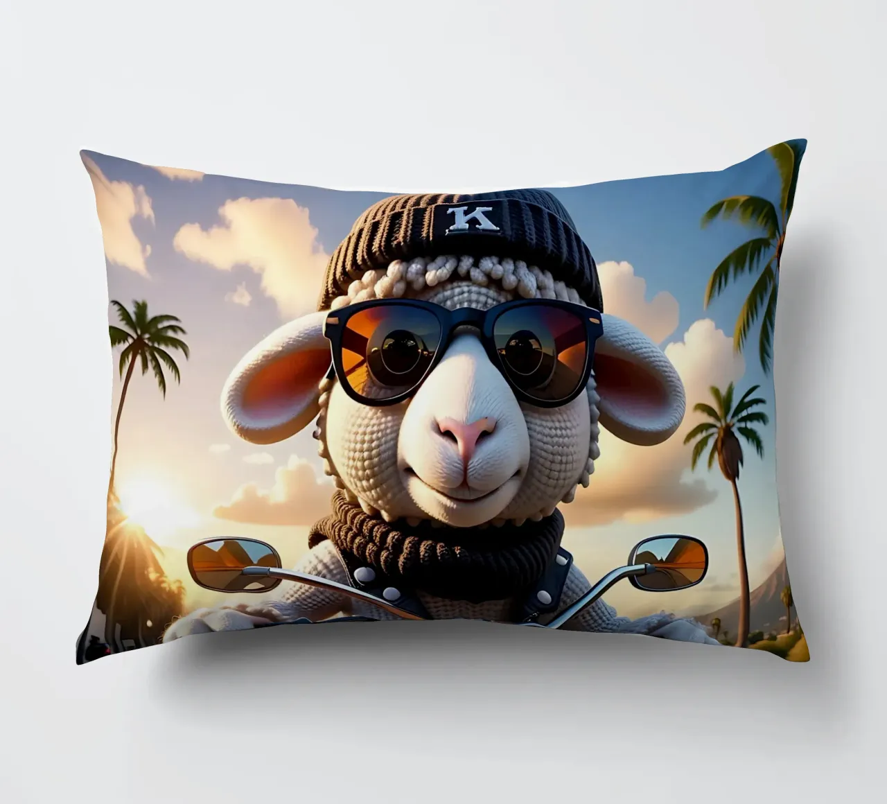 Pecora_Stile_A_1 cuscino da Tierisch bunt by LK