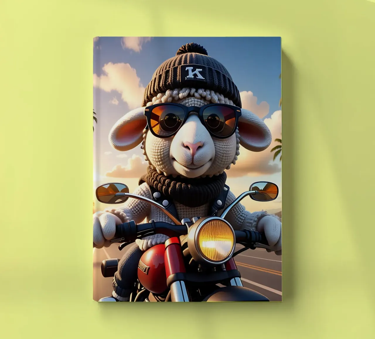 Sheep_Style_A_1 notebook by Tierisch bunt by LK