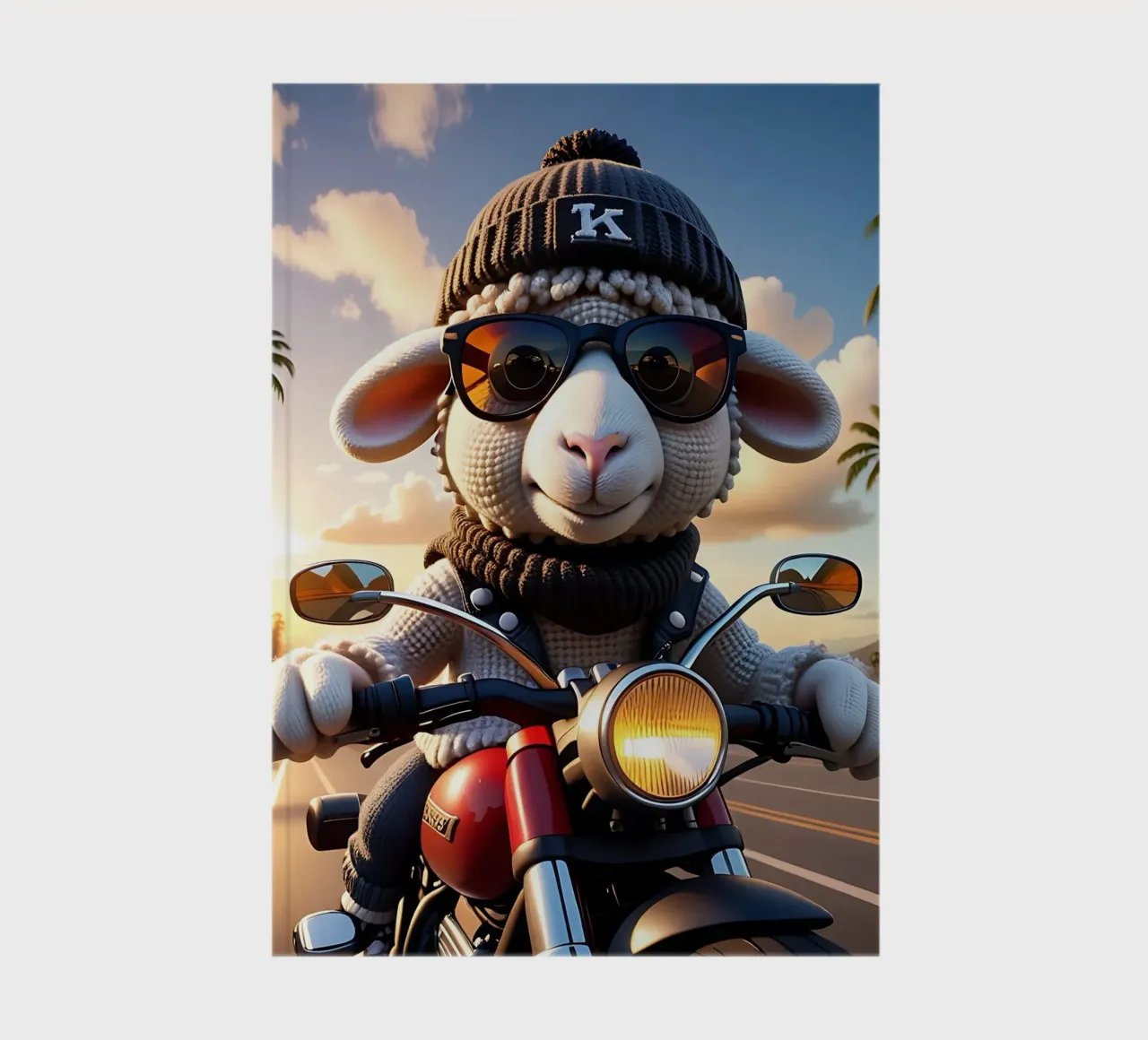 Sheep_Style_A_1 notebook by Tierisch bunt by LK