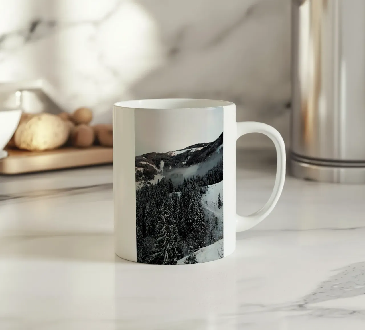 Street Through the Forest tazza in ceramica da Sebastian Hilgetag