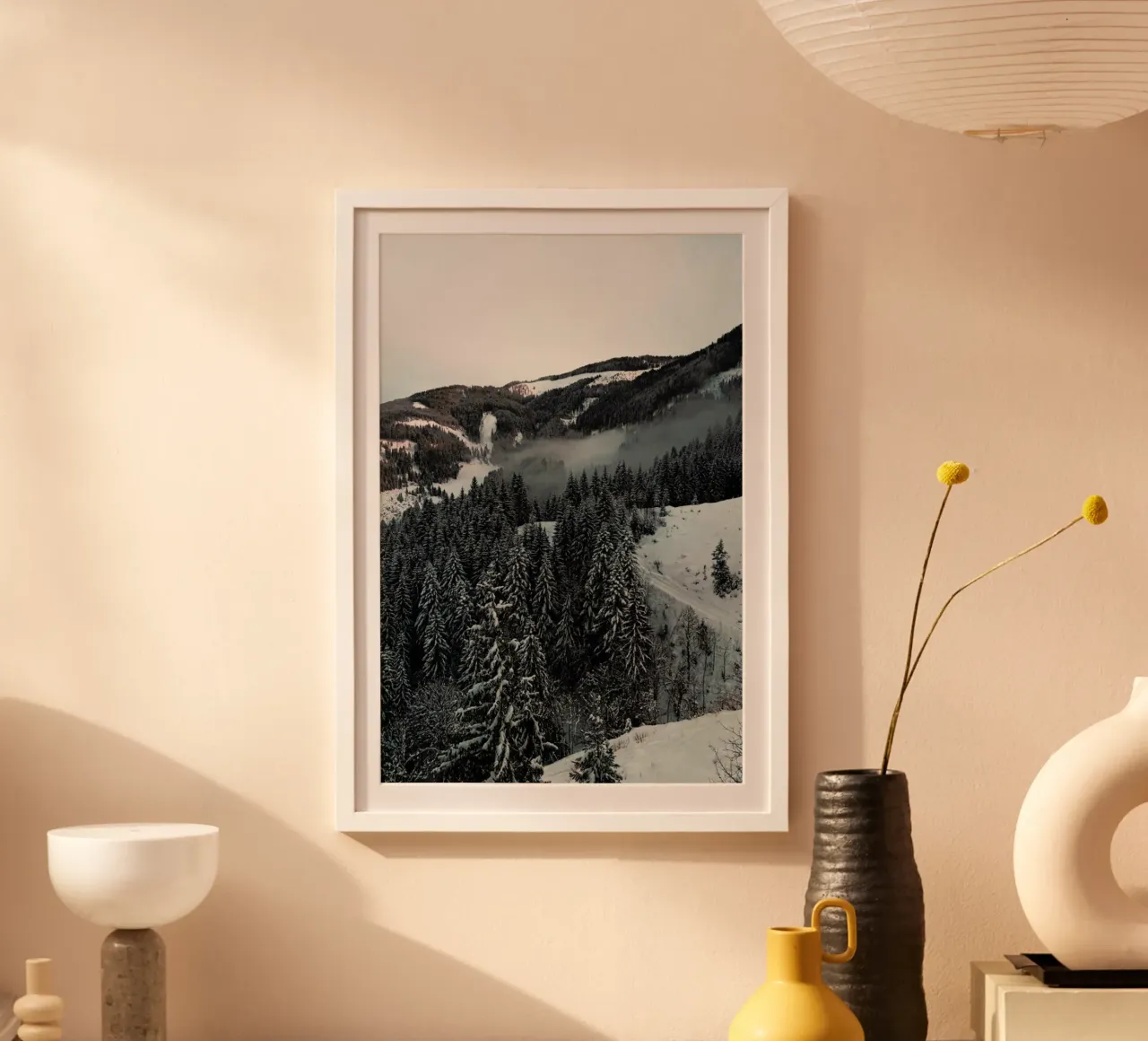 Street Through the Forest poster by Sebastian Hilgetag
