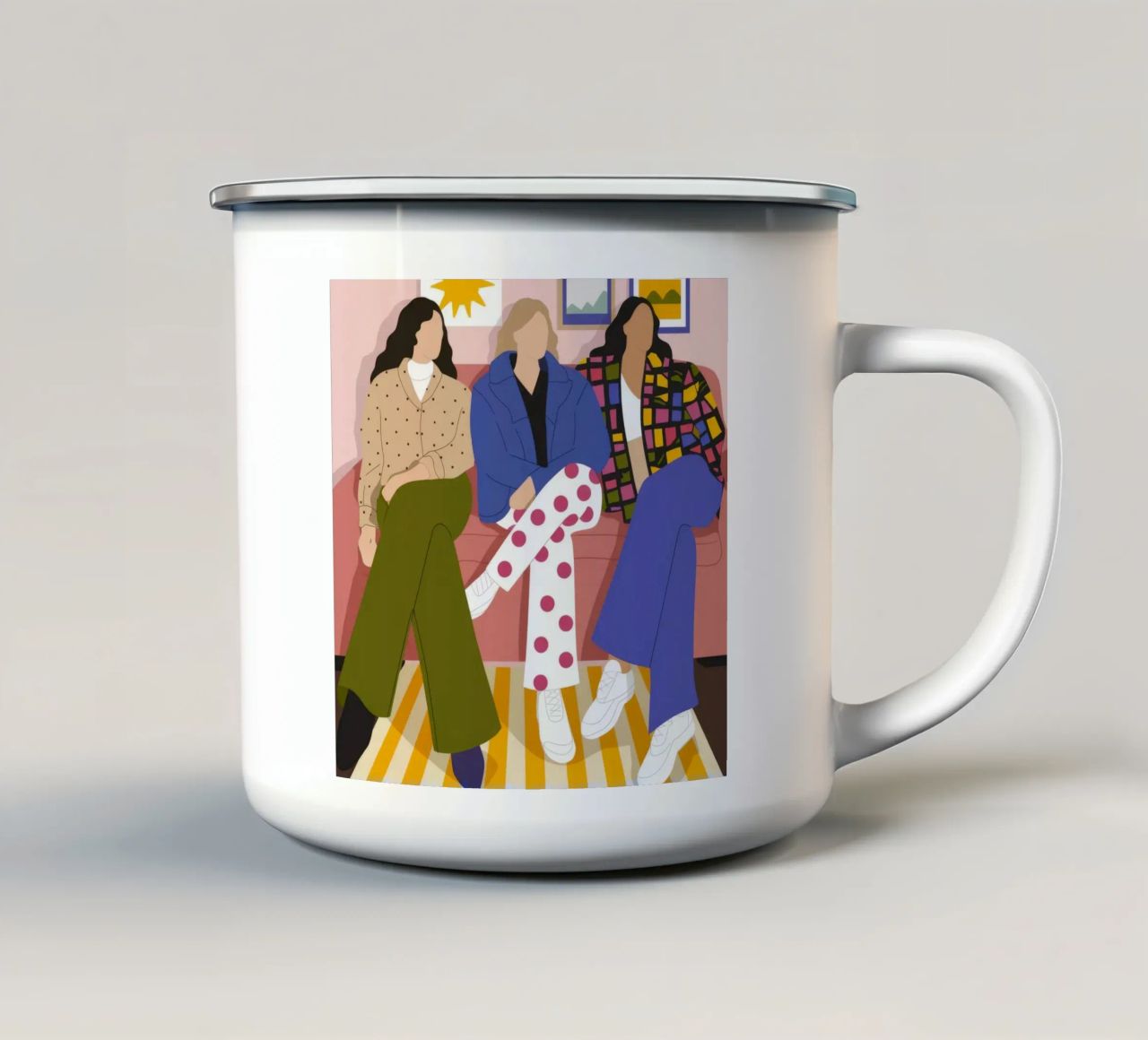 Ensemble urbano chic tazza in smalto da Prism Palette