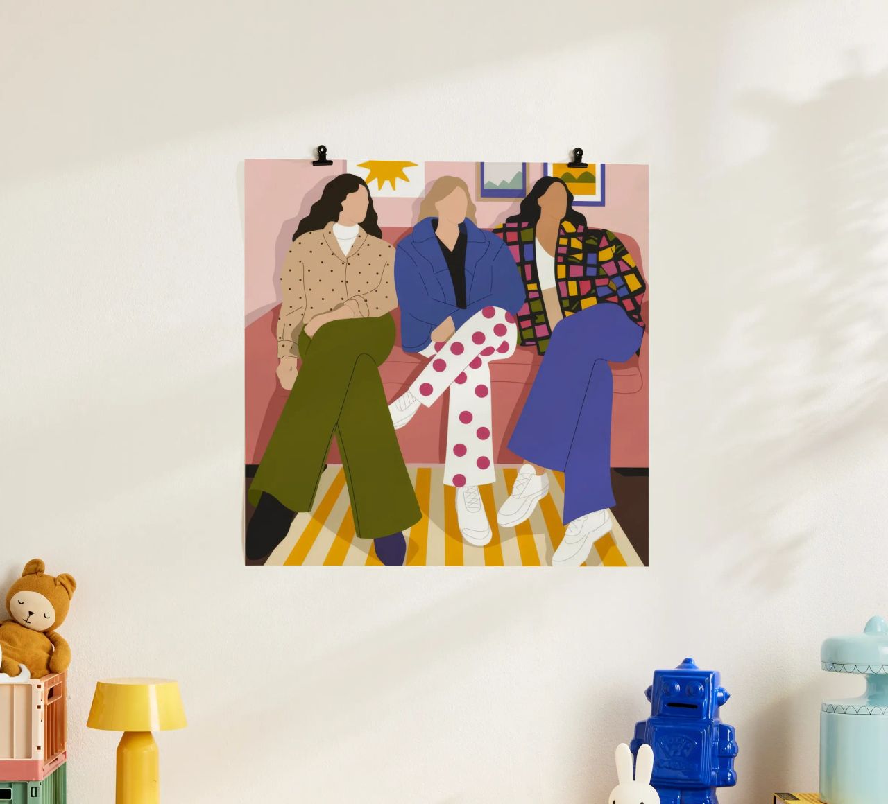 Conjunto urbano chic poster de Prism Palette