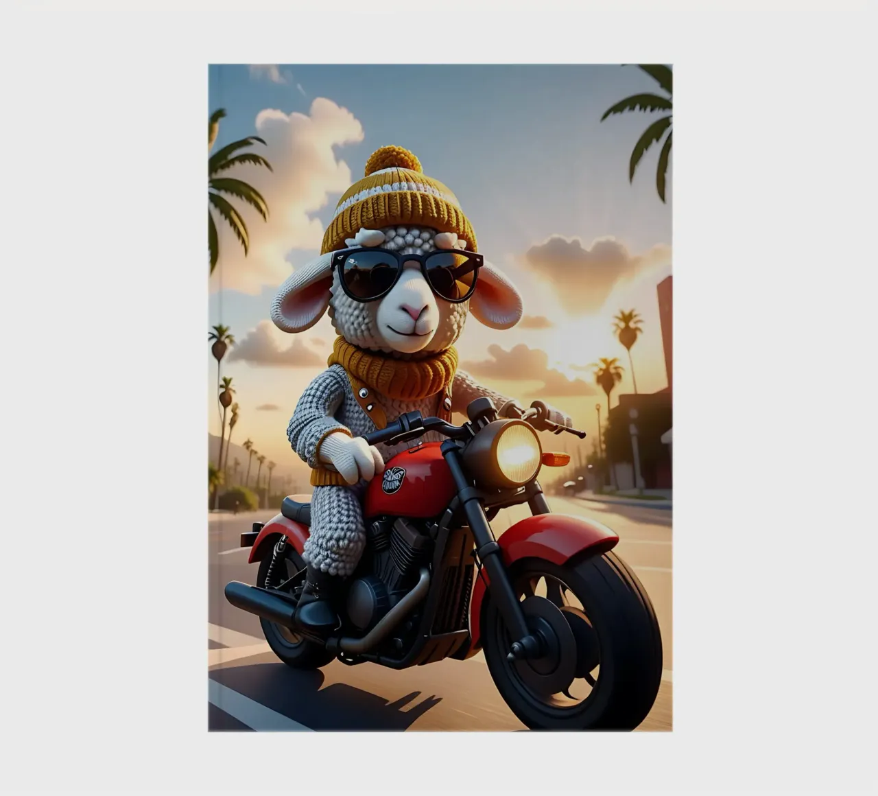 Sheep_Style_A_3 notebook by Tierisch bunt by LK