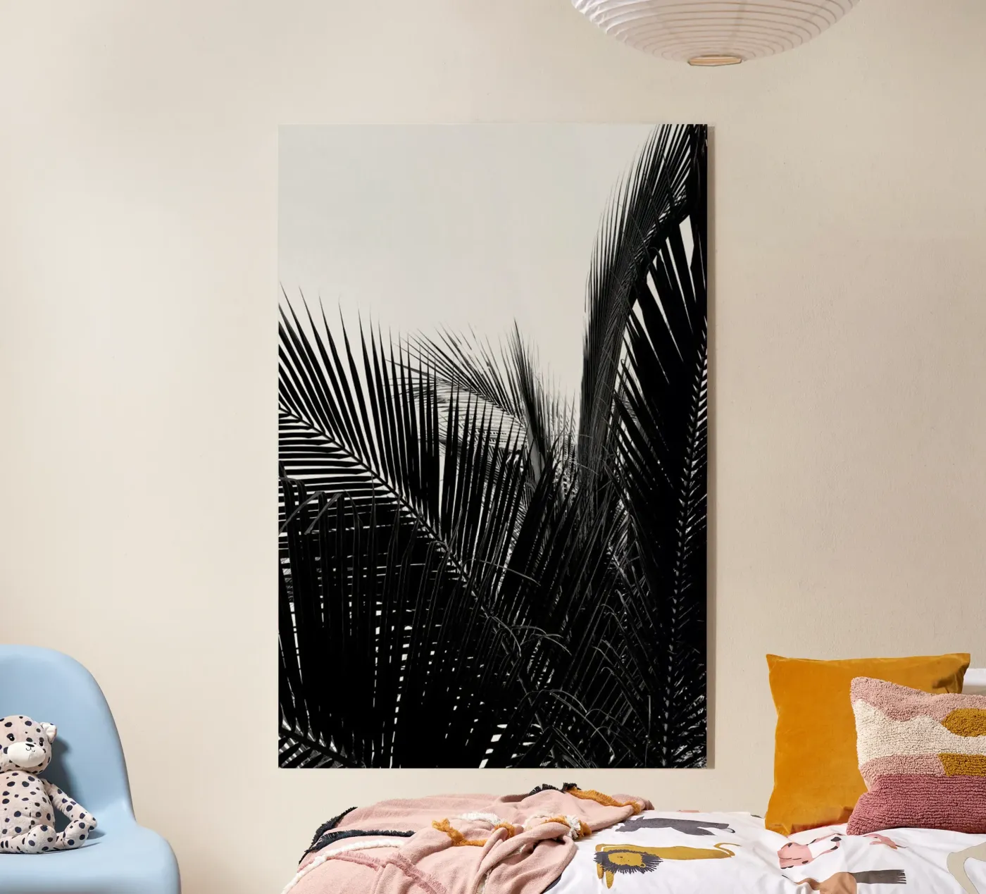 Monochrome Palm plexiglass da Flora & Fauna