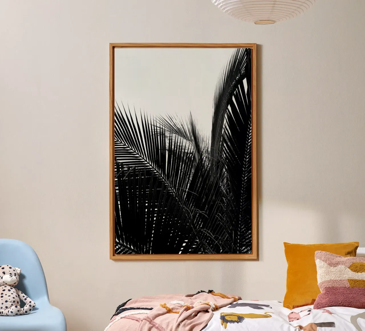 Monochrome Palm alu-dibond by Flora & Fauna