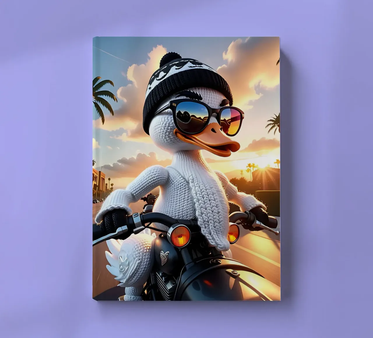 Swan_style_A_1 notebook by Tierisch bunt by LK